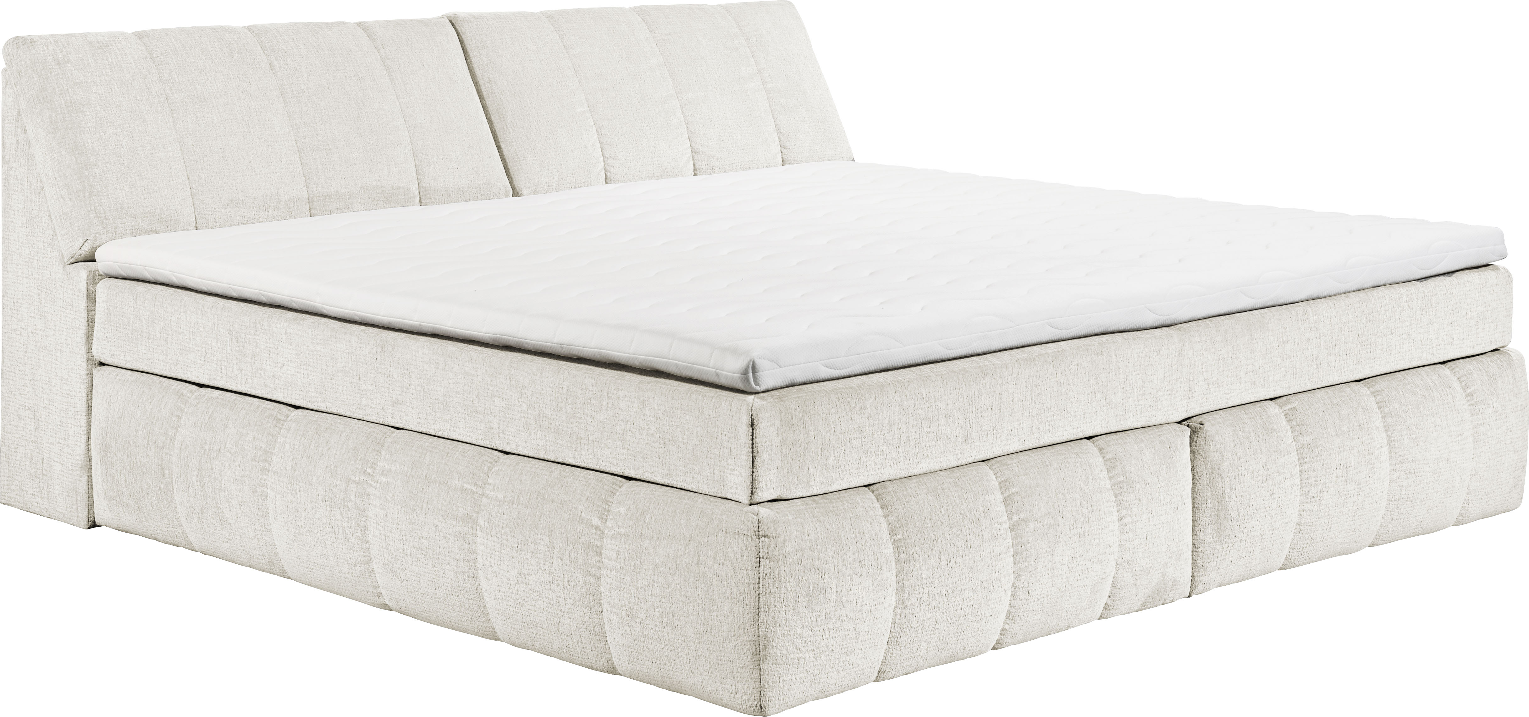 Thumbnail - ED EXCITING DESIGN Boxspringbett "Elkford, Familienbett in der Größe 240x200cm" inkl. Stauraum im Kopfteil