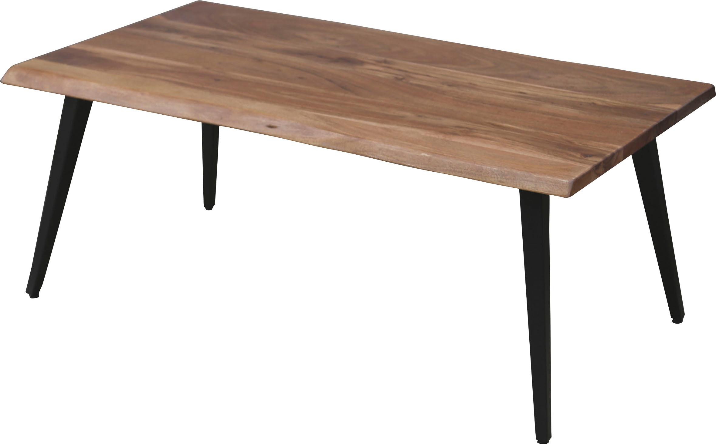 byLIVING Couchtisch »Caddy«, Tischplatte mit Baumkante, Breite 110 oder 60 cm