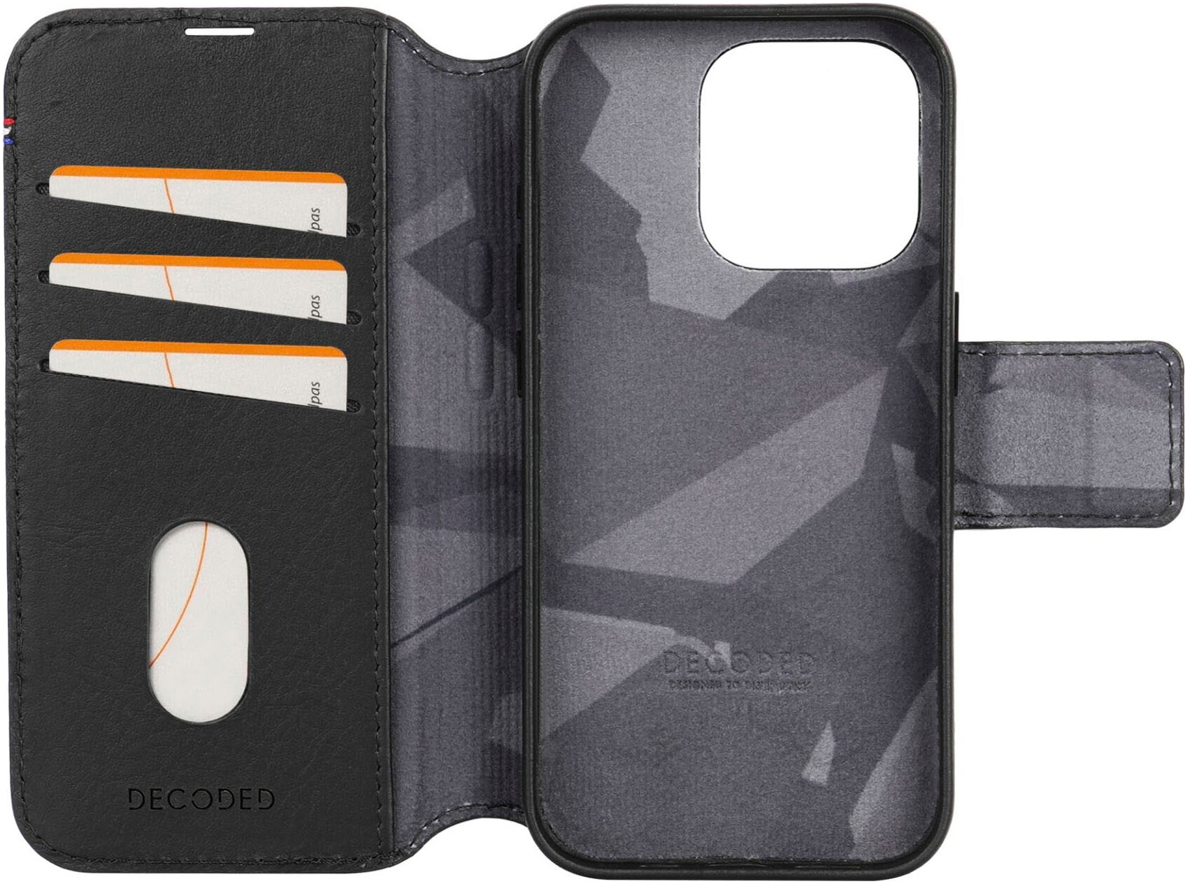 DECODED Smartphone-Hülle »Leather Detachable Wallet iPhone 15 Pro Max«, iPhone 15 Pro Max, 17 cm (6,7 Zoll)