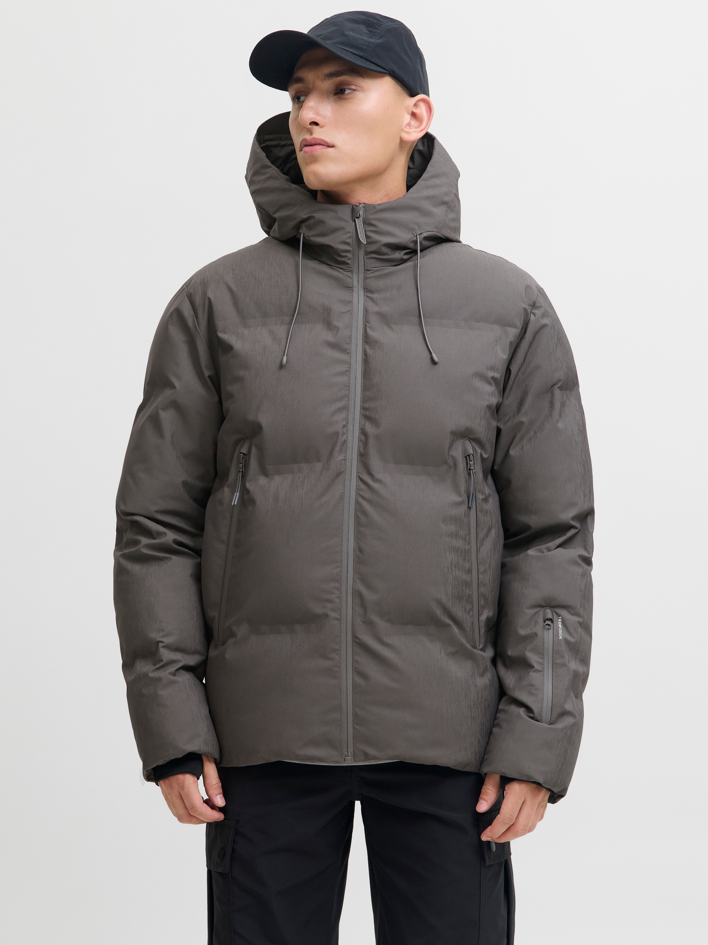 Jack & Jones Steppjacke "JCOFUSION TECHNICAL PUFFER JACKET SN" mitKapuze günstig online kaufen