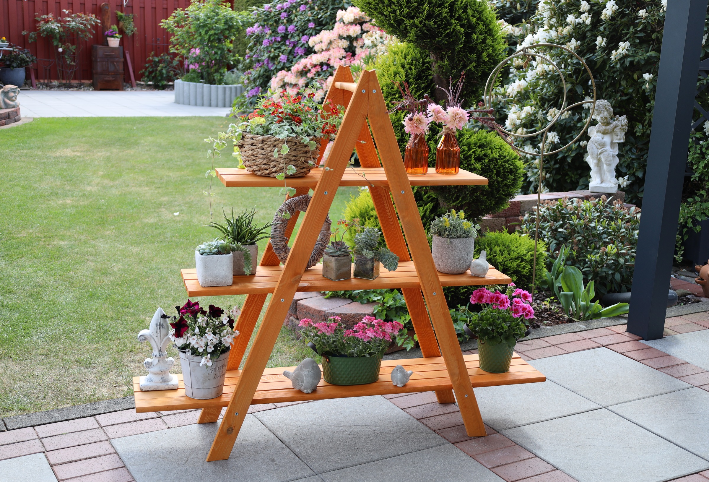 promadino Blumenständer »Blummentreppe MAXI« BxTxH: 120x31x137 cm