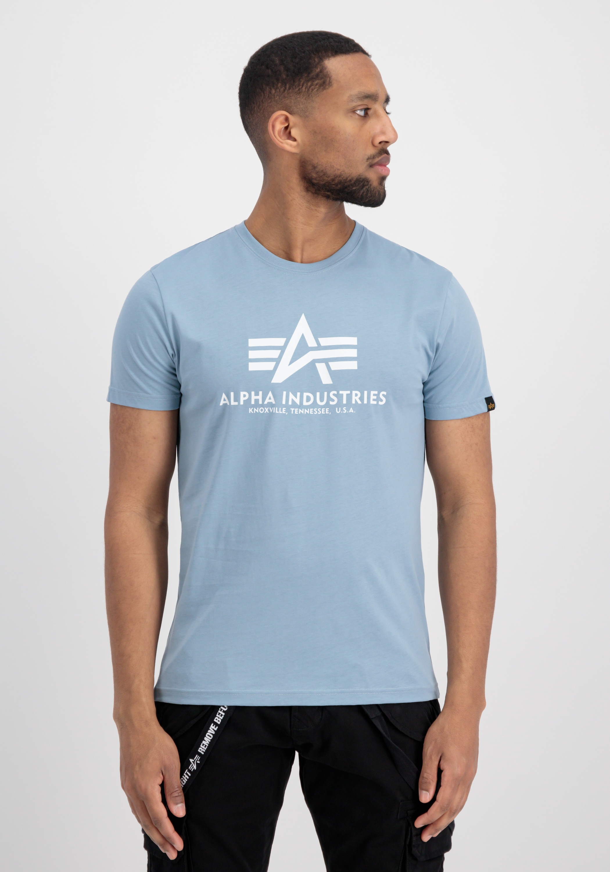 & T-Shirt BAUR für Basic Polos Alpha - »Alpha Industries ▷ T-Shirts | T- Men Shirt« Industries