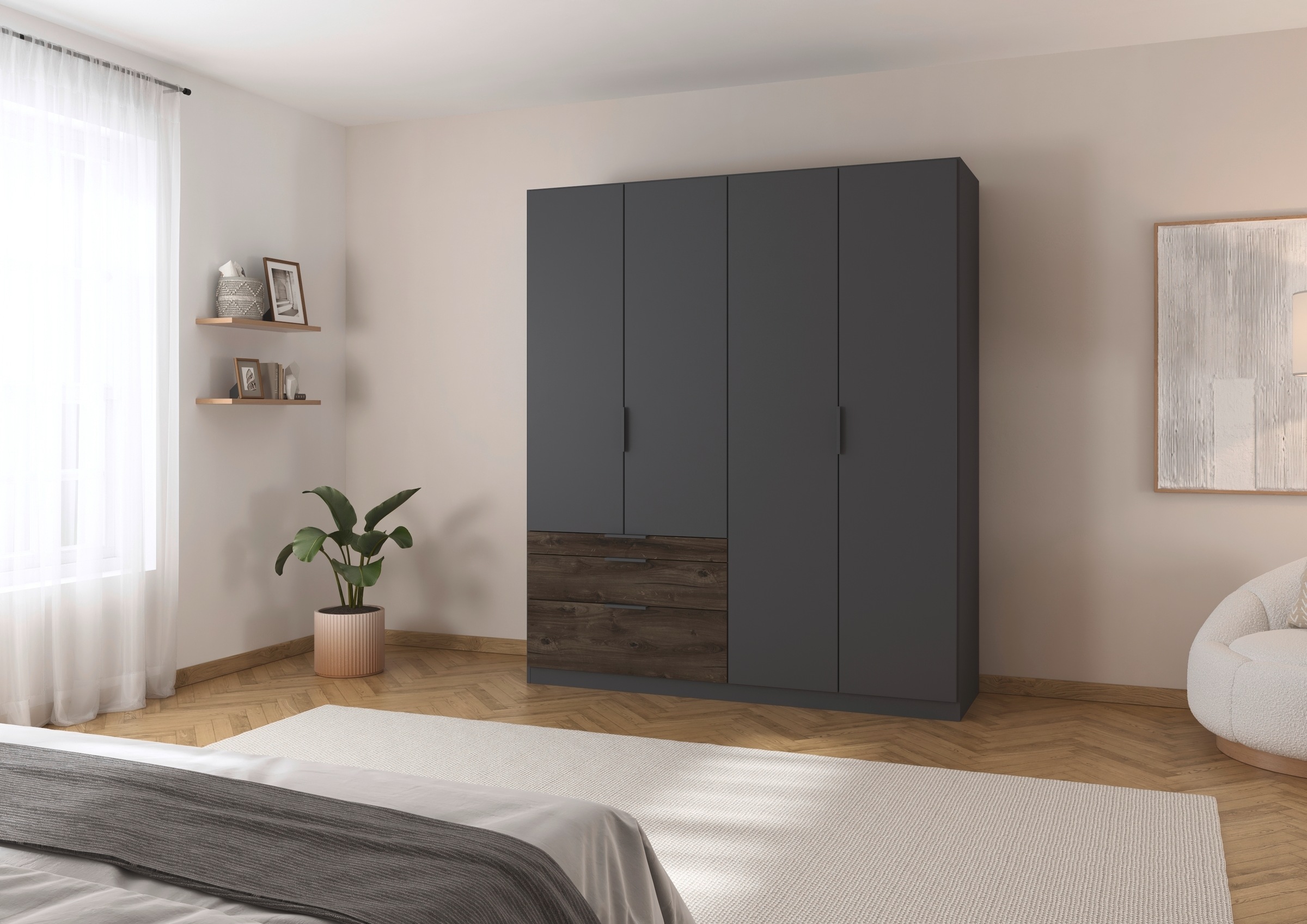 rauch Kleiderschrank "Drehtürenschrank Schrank Garderobe Schlafzimmerschran günstig online kaufen