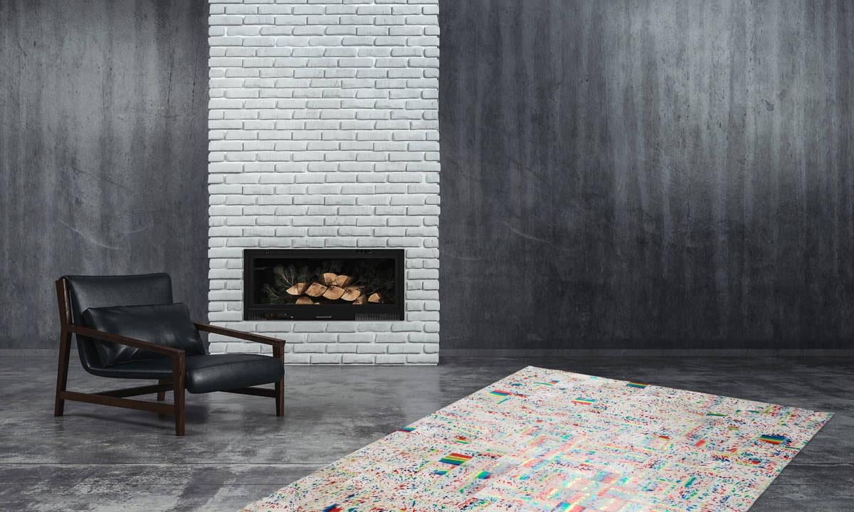 Kayoom Fellteppich »Rocket 310«, rechteckig, 8 mm Höhe, echtes Rinderfell, Wohnzimmer