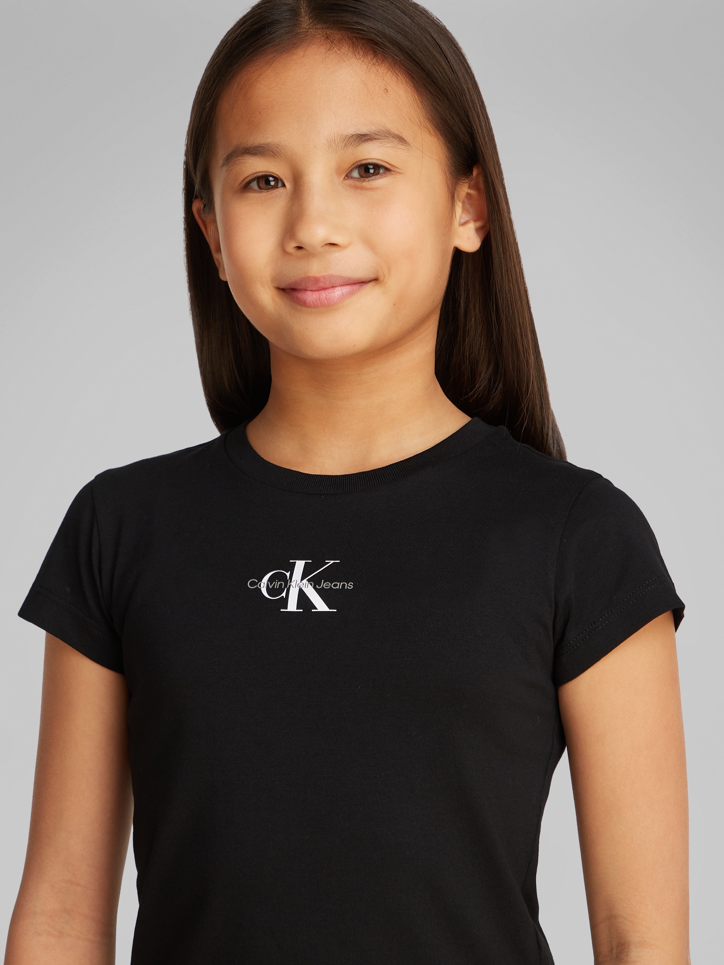 Calvin Klein Jeans T-Shirt »MICRO MONOGRAM TOP«, für Kinder bis 16 Jahre