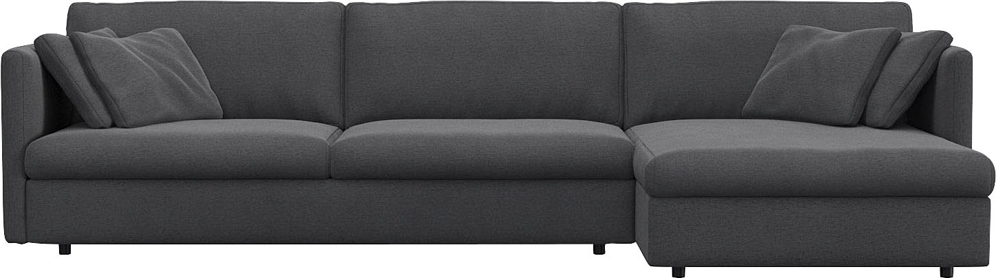 FLEXLUX Ecksofa "Lovane" Weich & anschmiegsam, große Sitztiefe auf Kaltscha günstig online kaufen