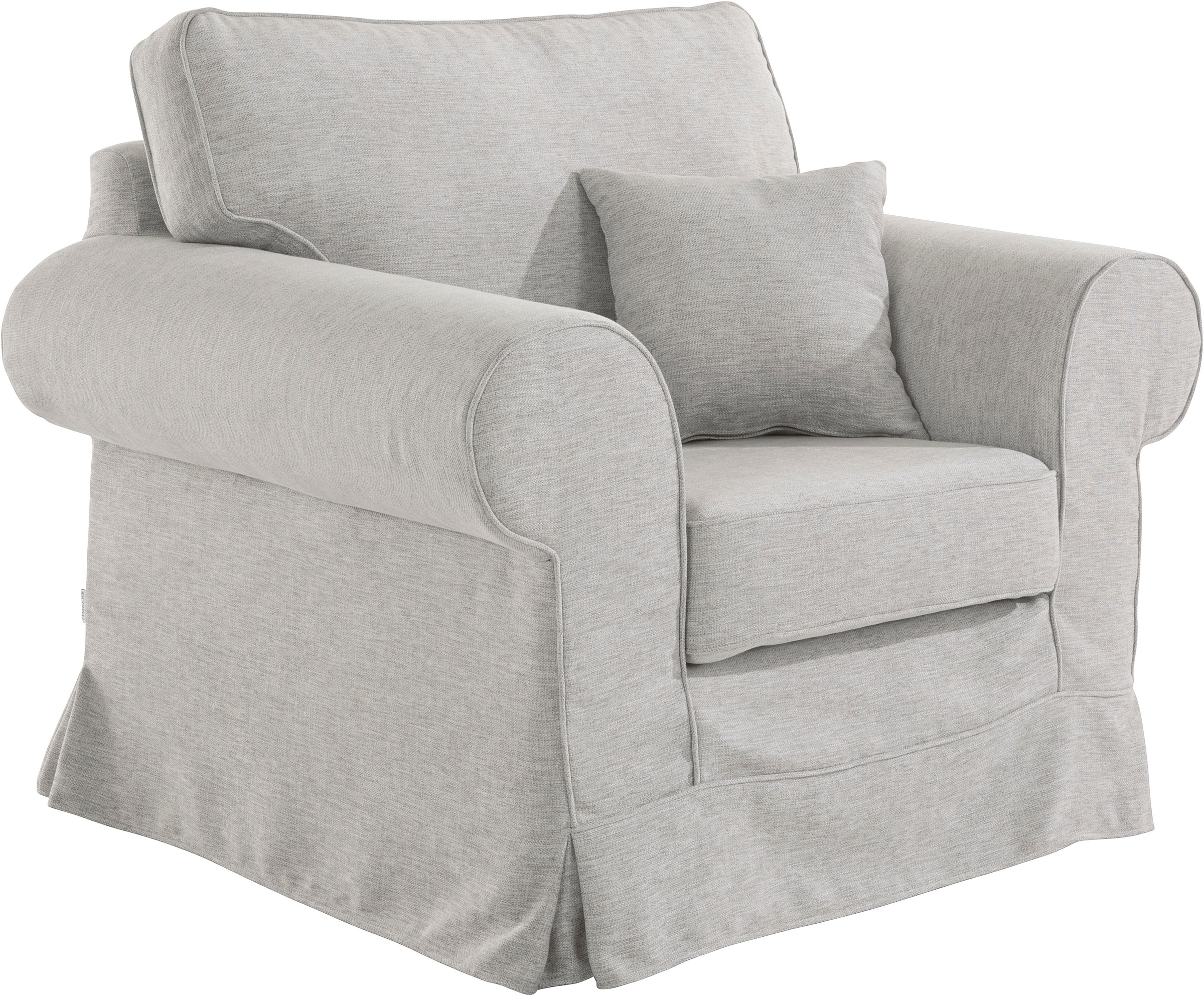 Home affaire Sessel »Shadmoor«, Hussenoptik, in uni oder mit Blumendruck, passend zur Shadmoor-Serie