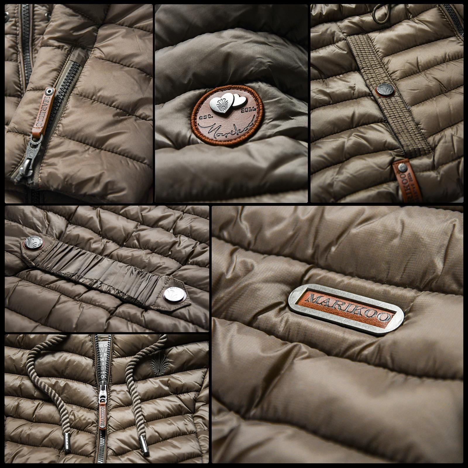 Marikoo Outdoorjacke »Aniyaa«, Steppjacke mit Kapuze