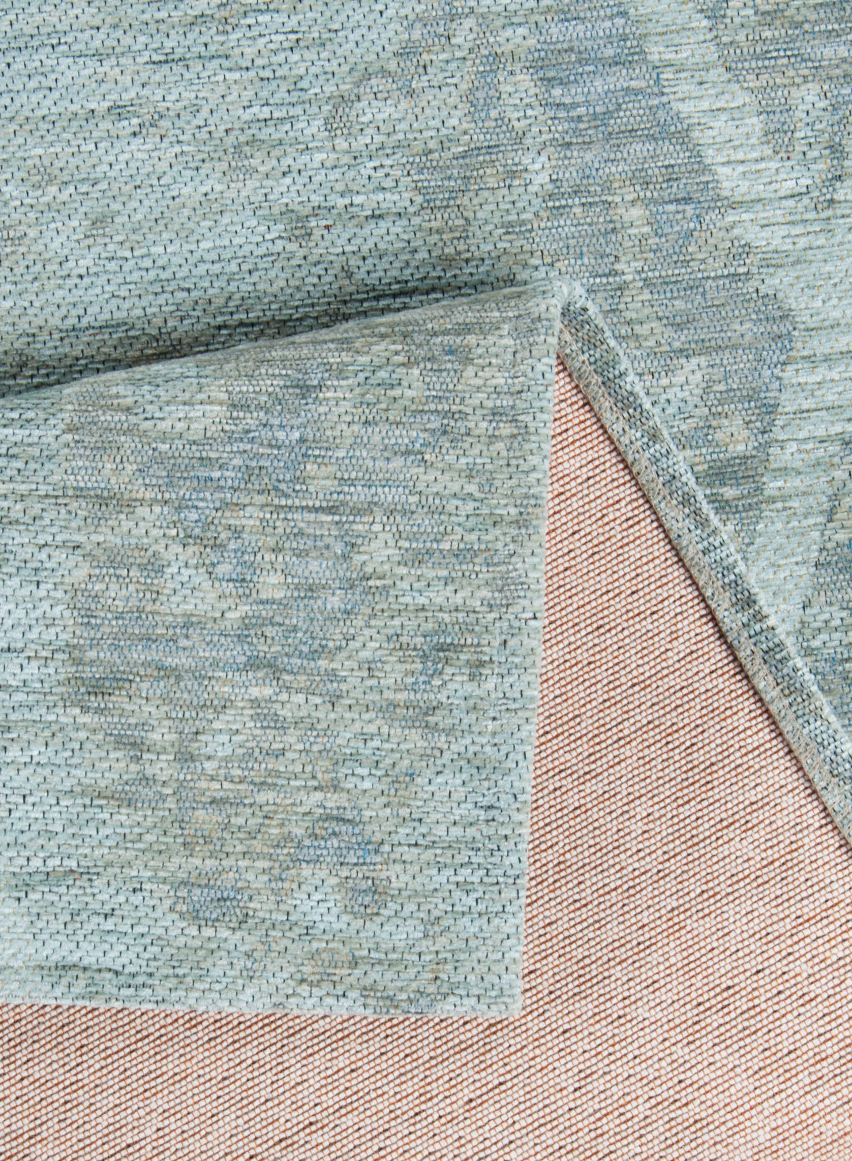 Teppich TOM TAILOR HOME "Fine Lines" Gr. 1, blau (aquablau), B:50cm H:5mm L:80cm, Wolle, Teppiche, Teppich, Flachgewebe, Rauten Design, ideal im Wohnzimmer & Schlafzimmer 3