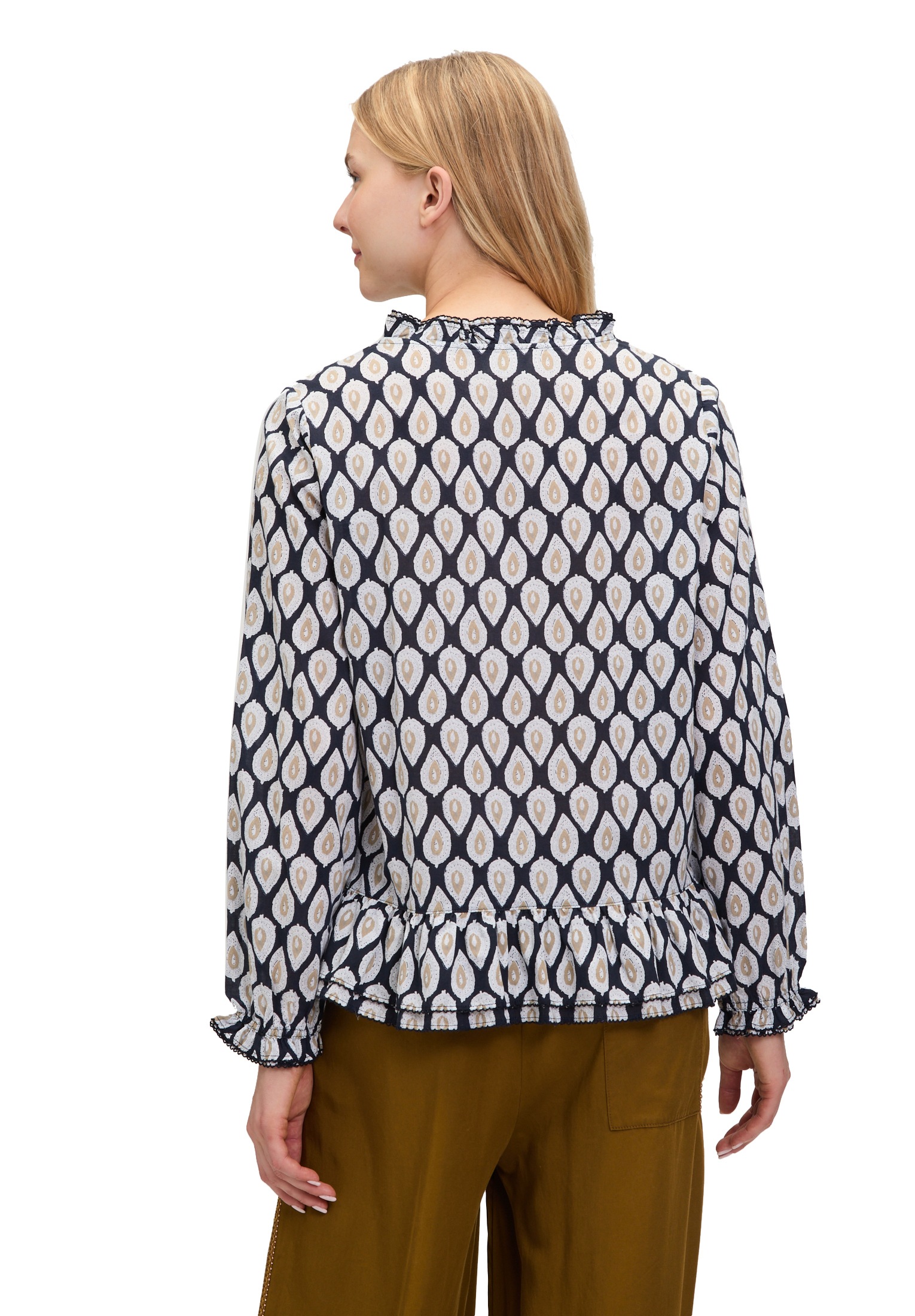 Cartoon Schlupfbluse »Cartoon Casual-Bluse mit Raffung«