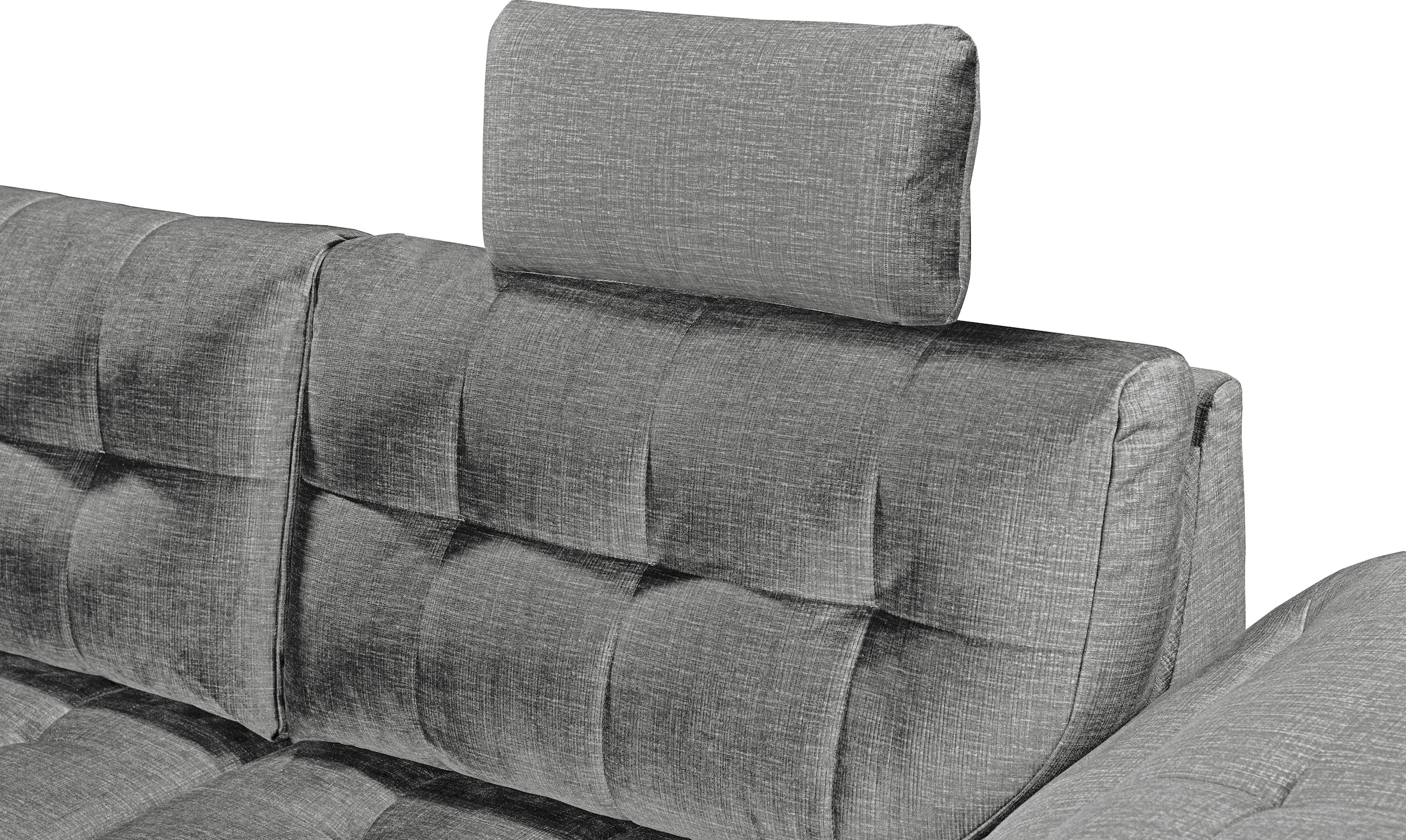 ED EXCITING DESIGN Ecksofa »Estrella L-Form«, mit Bettfunktion, Bettkasten, Armteilverstellung & Kopfstützen