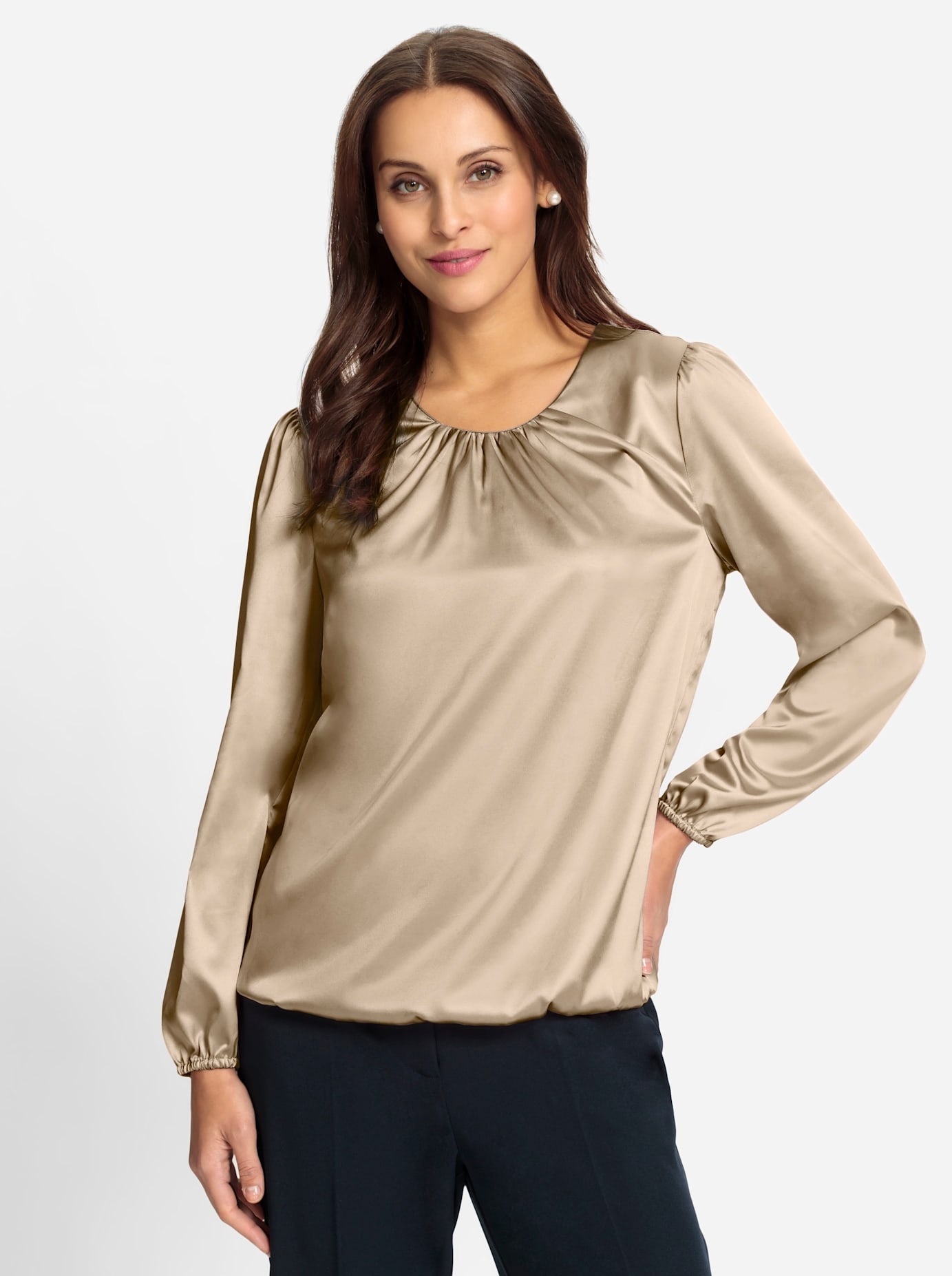 Lady Satinbluse günstig online kaufen