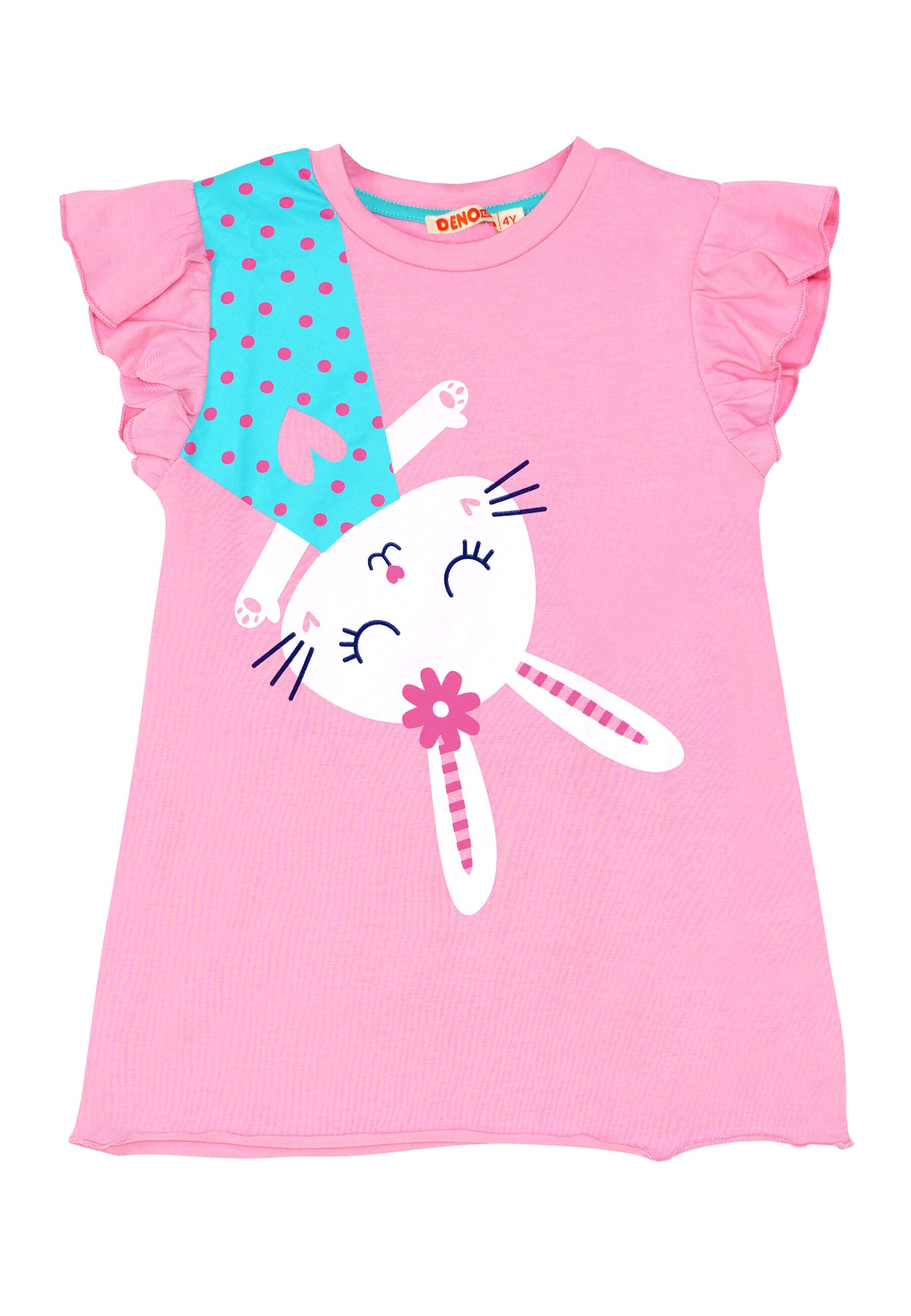 Denokids Hausanzug »Bunny«, (2 tlg.), mit Hasen-Print