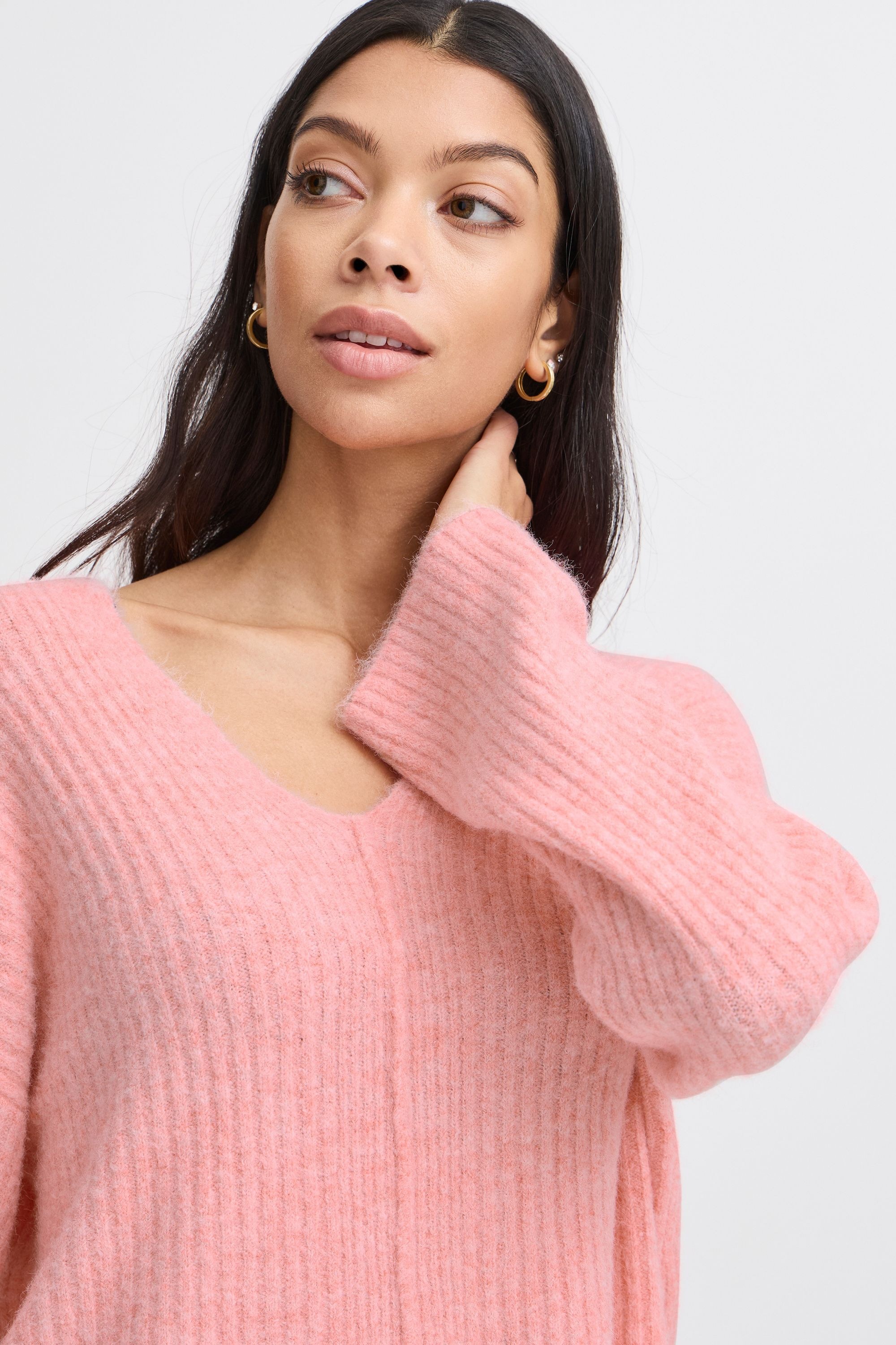 b.young Strickpullover »Strickpullover BYOMEA V-NECK JUMPER -«