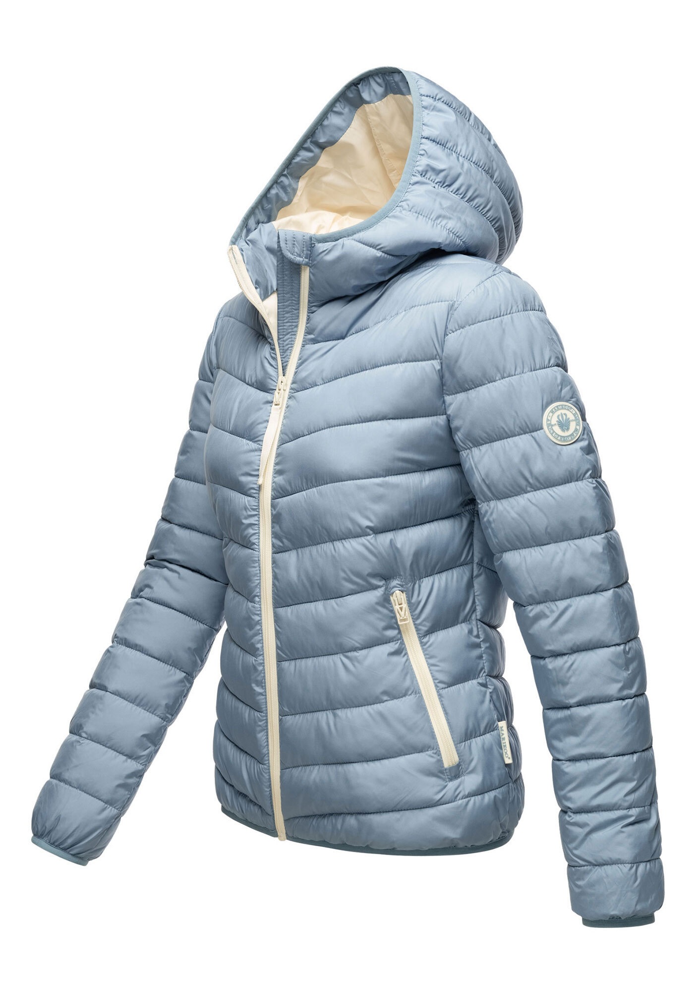Marikoo Winterjacke »Pack mich ein«, Mit Kapuze und Beutel zum Verstauen der Jacke