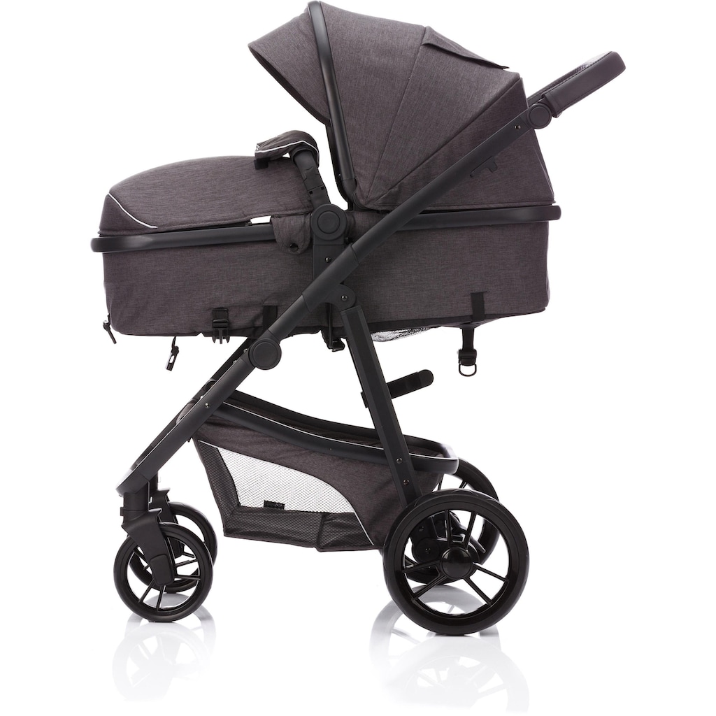 Fillikid Kombi-Kinderwagen »Panther, dunkelgrau«, 22 kg, mit Babyschale; Kinderwagen