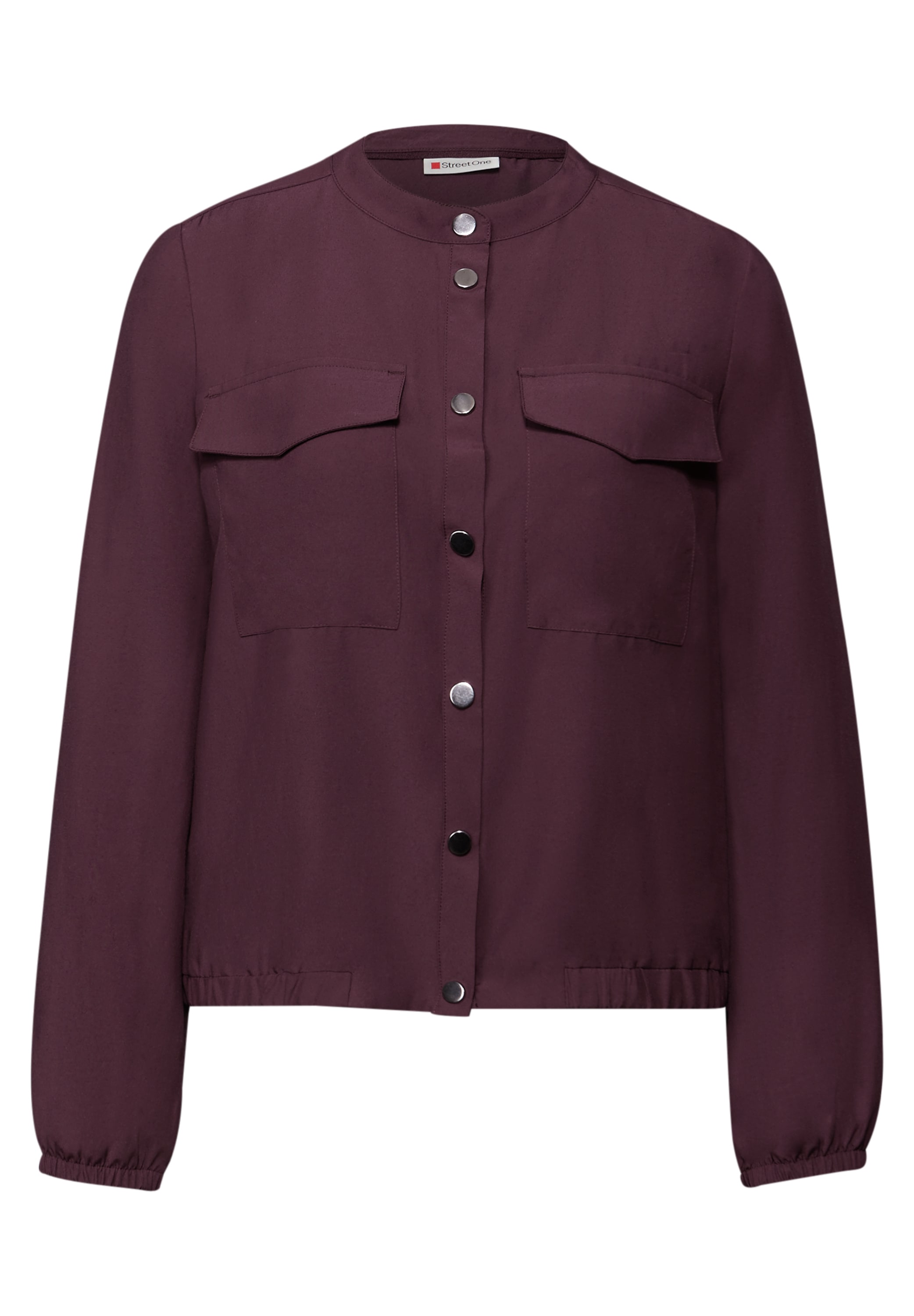 STREET ONE Langarmbluse mit Knopf Details