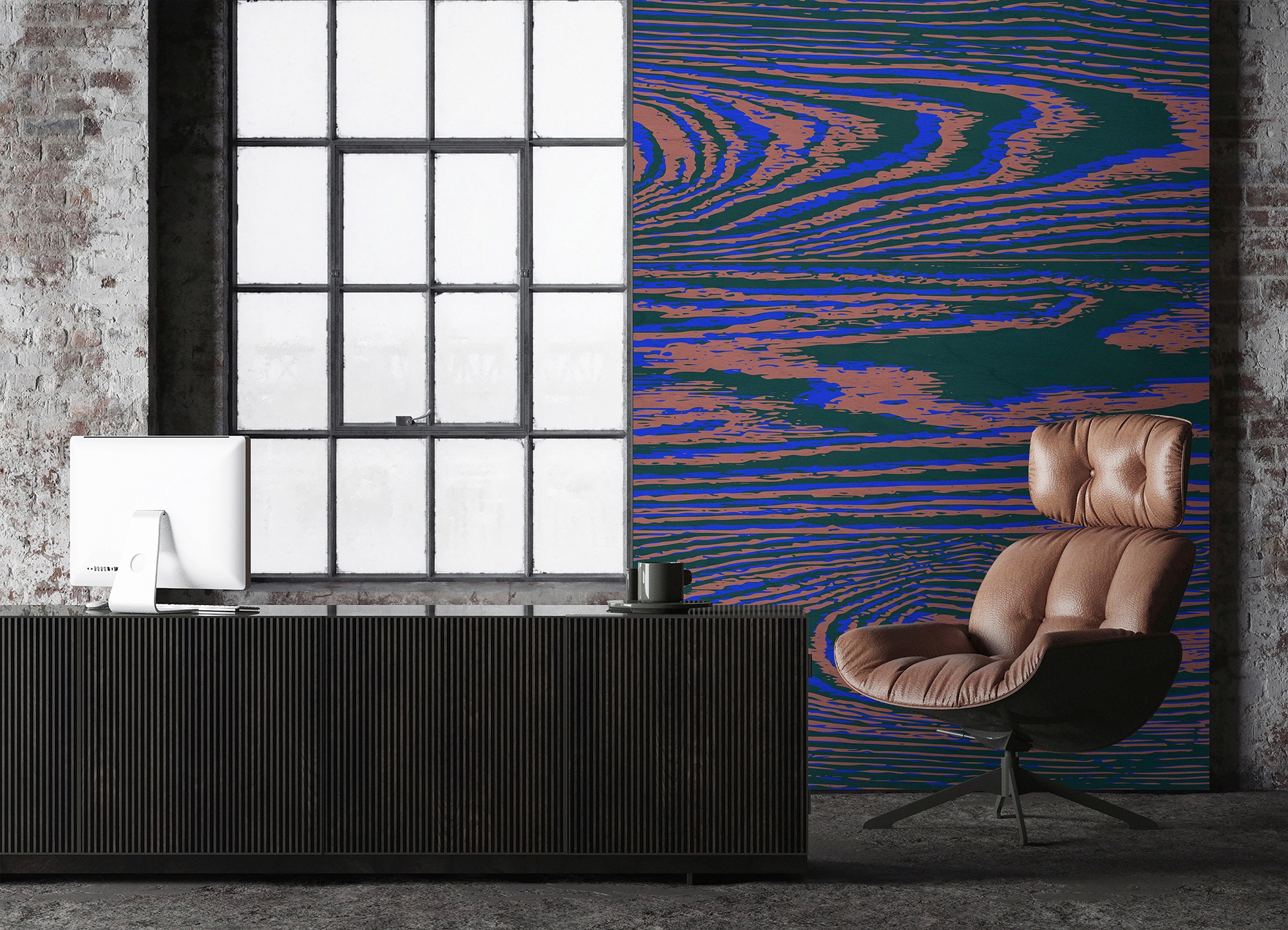 living walls Fototapete »Walls by Patel Kontiki«, Fototapete Modern kontiki 4,00 m x 2,70 m 200 g Vlies Premium Tapete