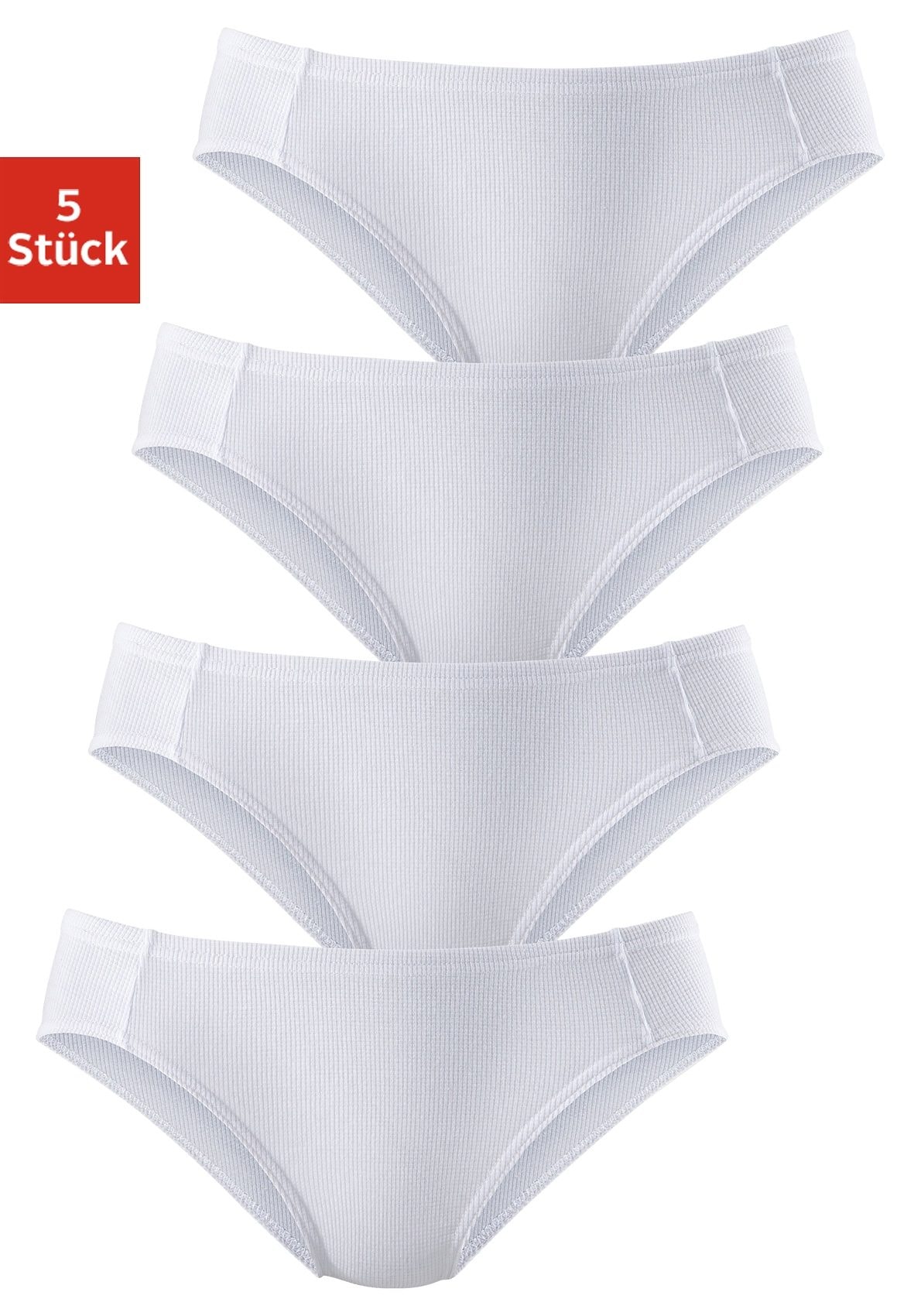 St.) 5 petite fleur aus (Packung Bikinislip weicher Pikee-Qualität