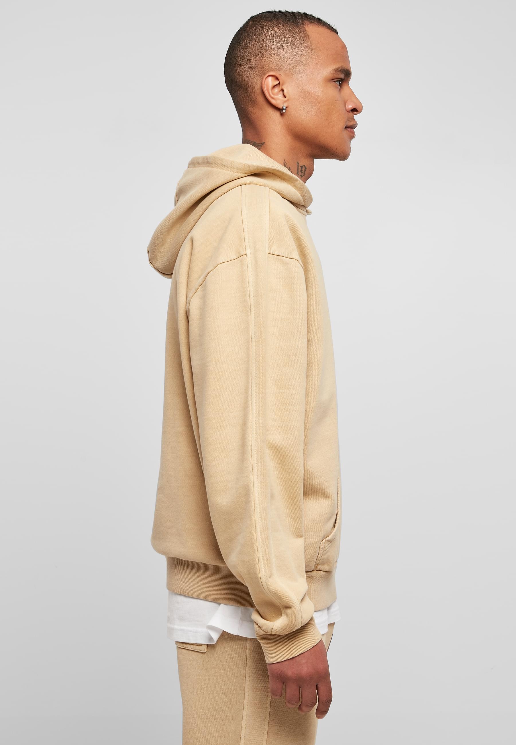 URBAN CLASSICS Kapuzensweatshirt »Urban Classics Herren Heavy Terry Garment Dye Hoody«, (1 tlg.)