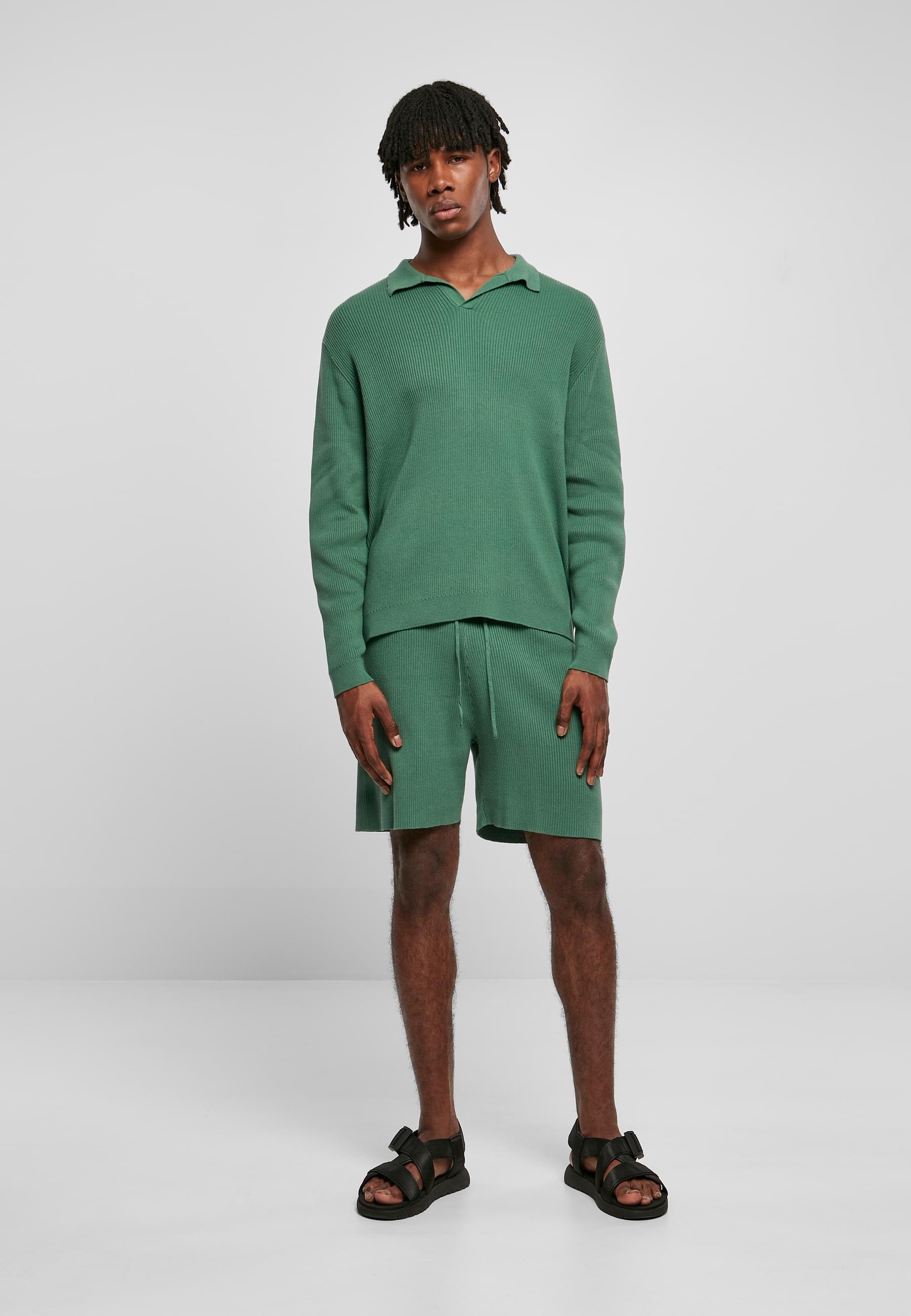 URBAN CLASSICS Longsleeve »Urban Classics Herren Ribbed Oversized Longsleeve«, (1 tlg.)