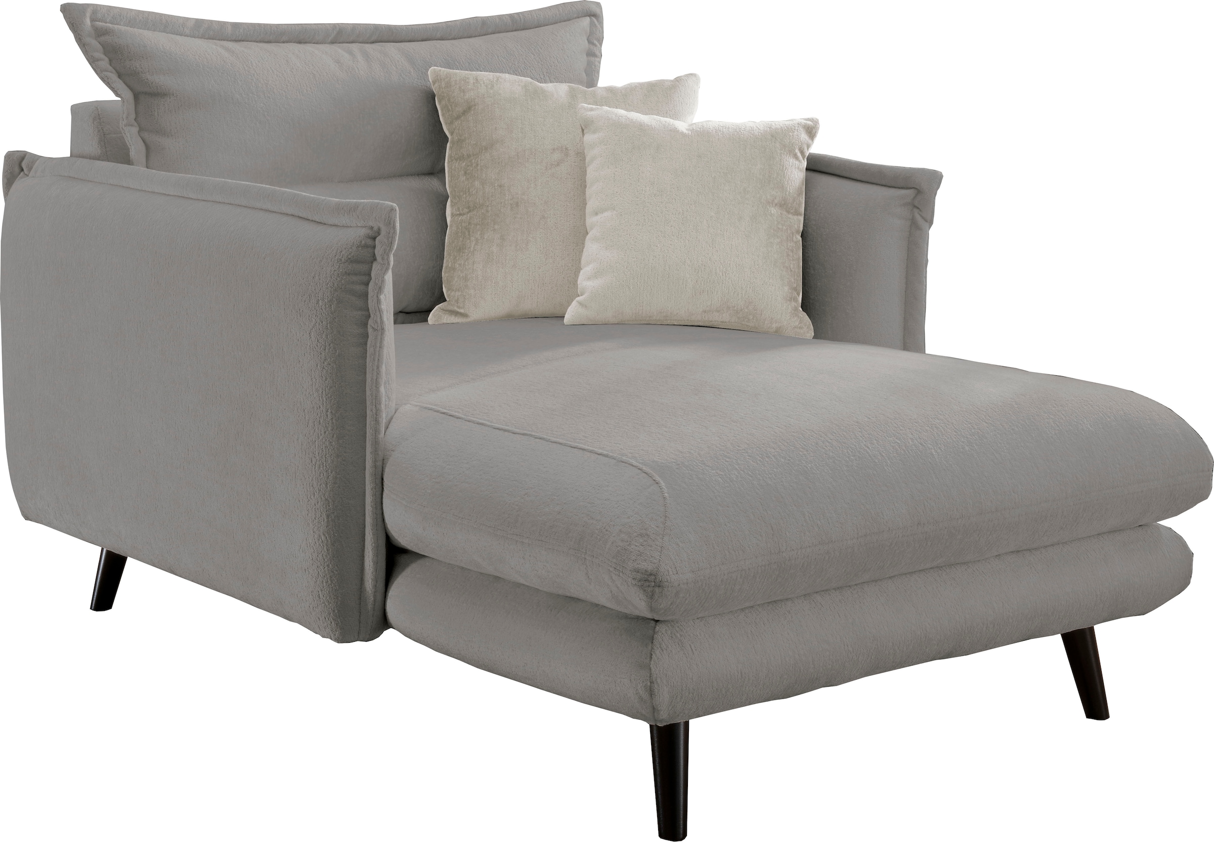 INOSIGN Loveseat »Lazio«, moderner Sessel mit einer bequemen Polsterung, 2 Stk. Zierkissen