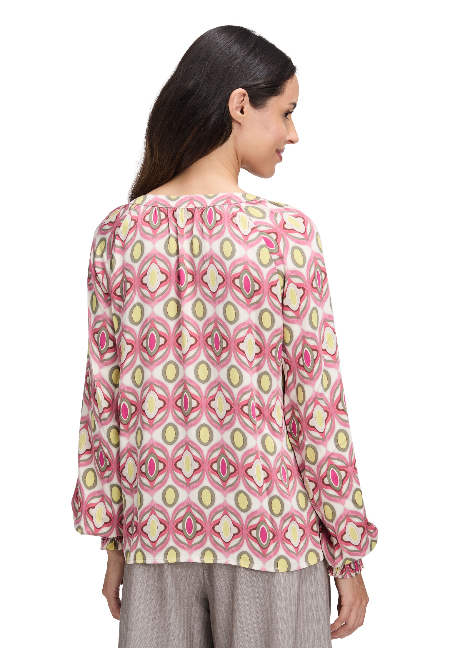 Cartoon Schlupfbluse »Damen mit Muster«