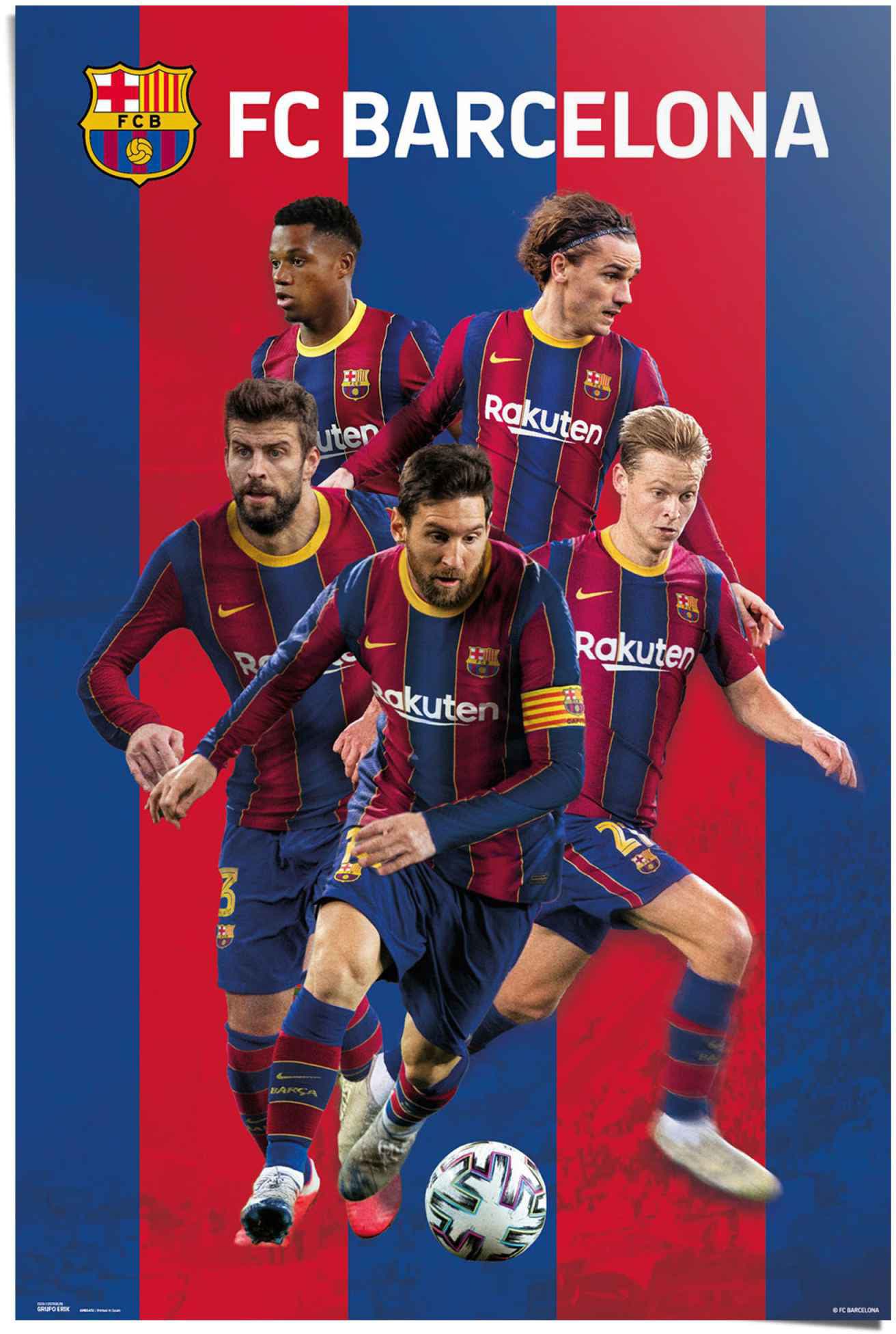 Fußball bestellen Camp - St.) - BAUR (1 - »Barcelona Spanien«, | Stadion Nou Poster Reinders!