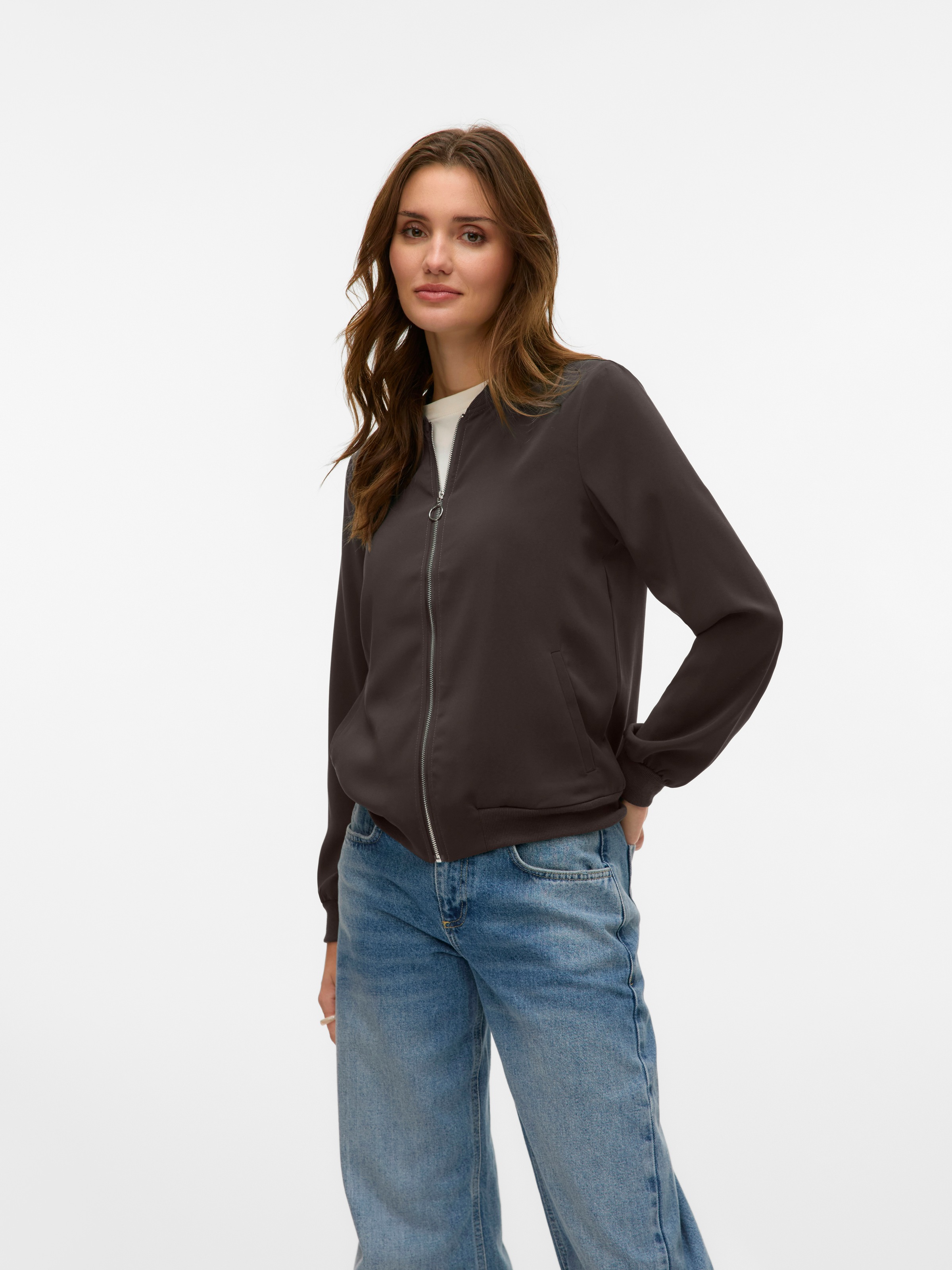 Vero Moda Bomberjacke "VMCOCO L/S BOMBER NOOS", in modisch kurzer Form günstig online kaufen