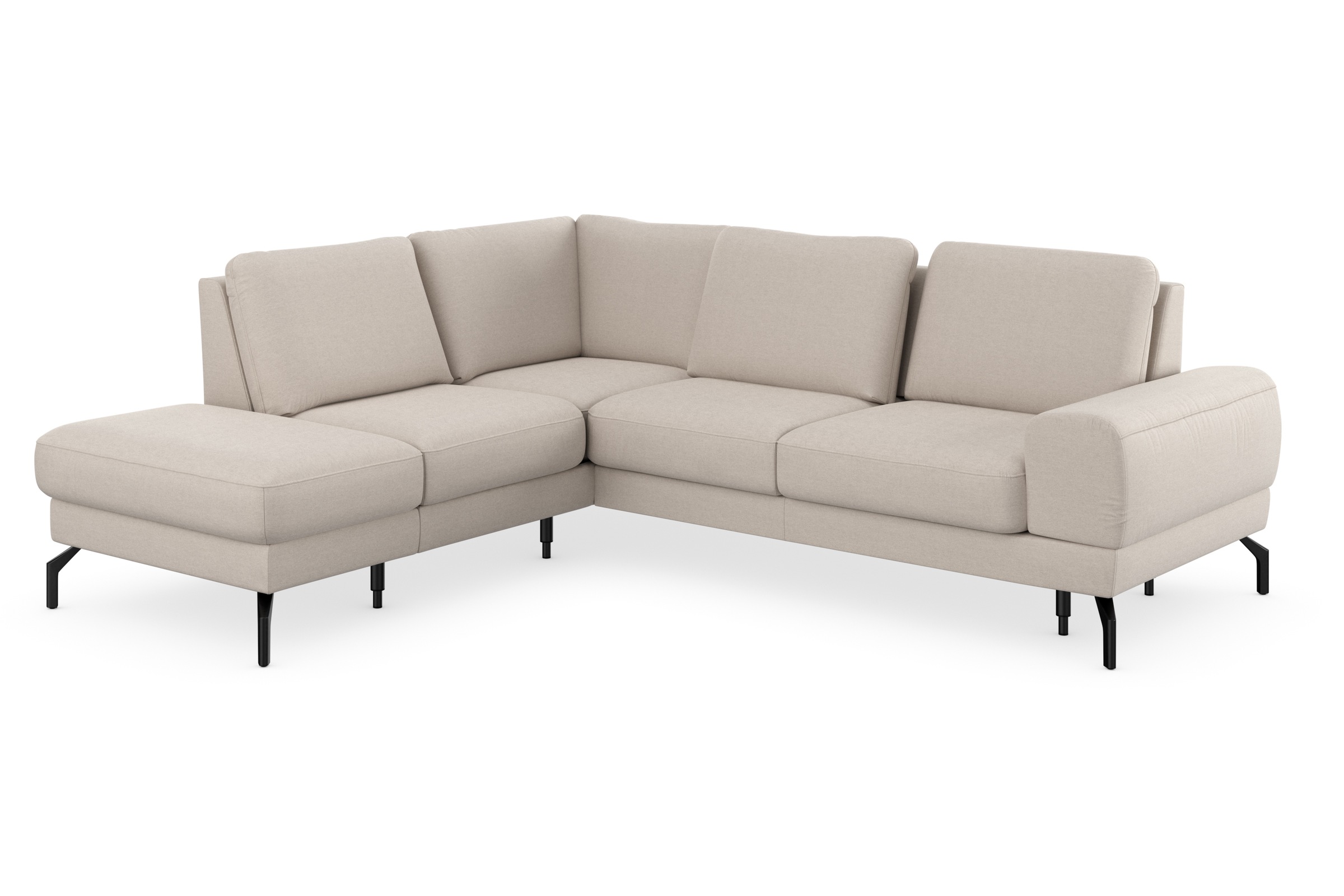 sit&more Ecksofa »Cinturo L-Form«, inklusive Sitztiefenverstellung und Federkern, Sitzhöhe 48 cm