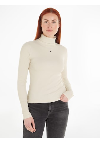 Stehkragenshirt »Essential Rib Shirt Slim Turtelneck Rollkragen Longsleeve«