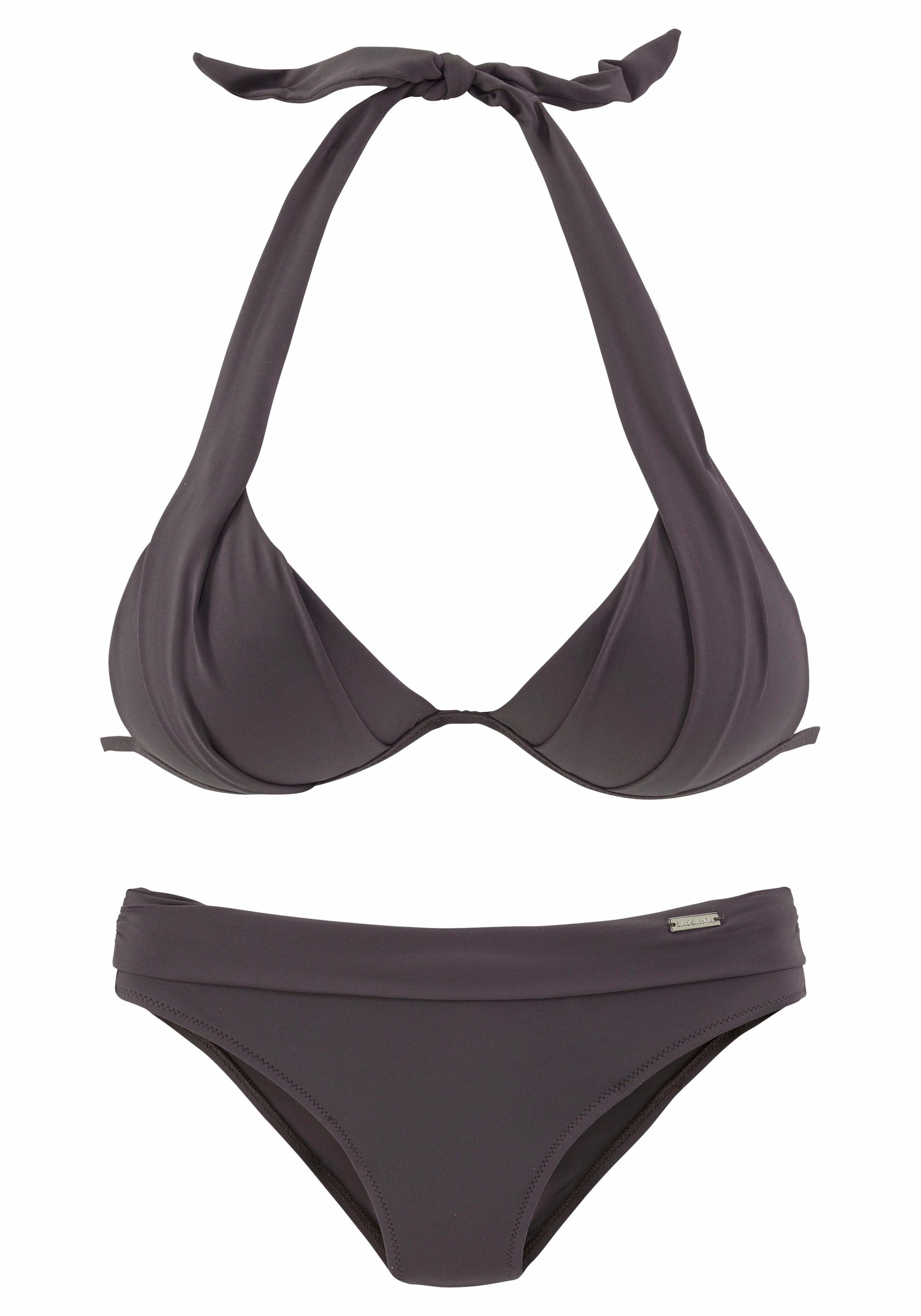 LASCANA Triangel-Bikini, mit Push-Up-Effekt