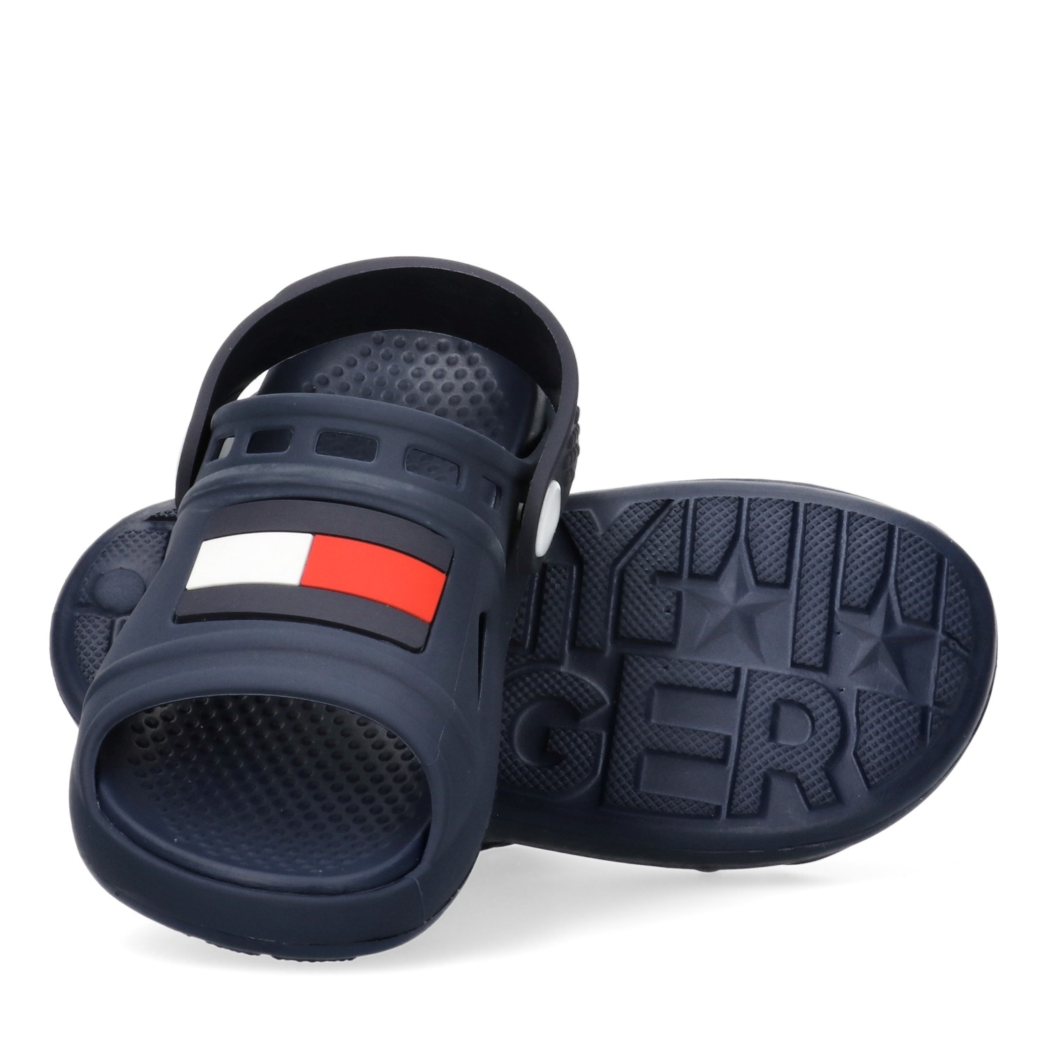 Tommy Hilfiger Badesandale  Badeschuh, Clog mit schwenkarem Riemchen