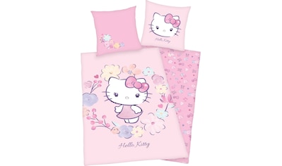 Kinderbettwäsche »Hello Kitty«, (2 tlg.)