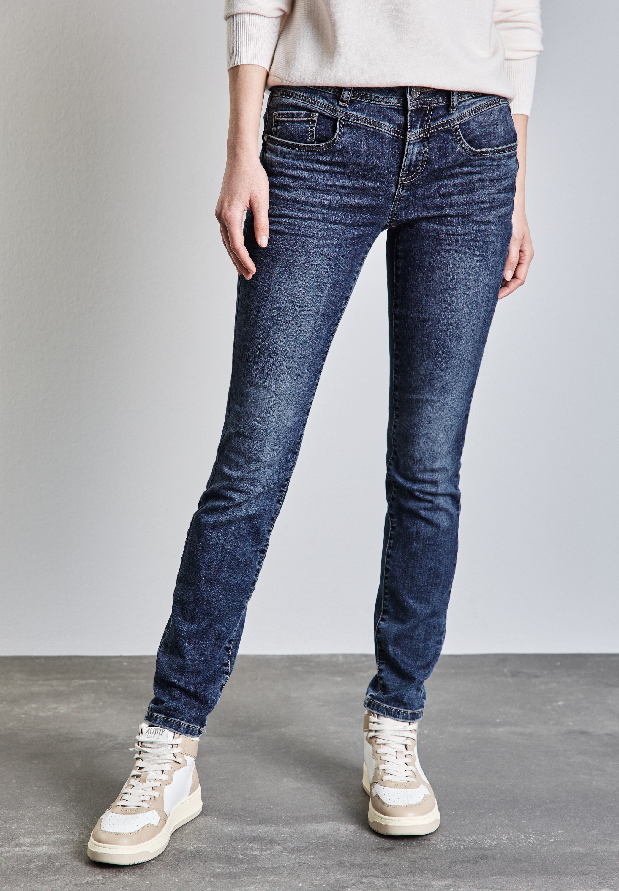 STREET ONE Slim-fit-Jeans, 5-Pocket-Style
