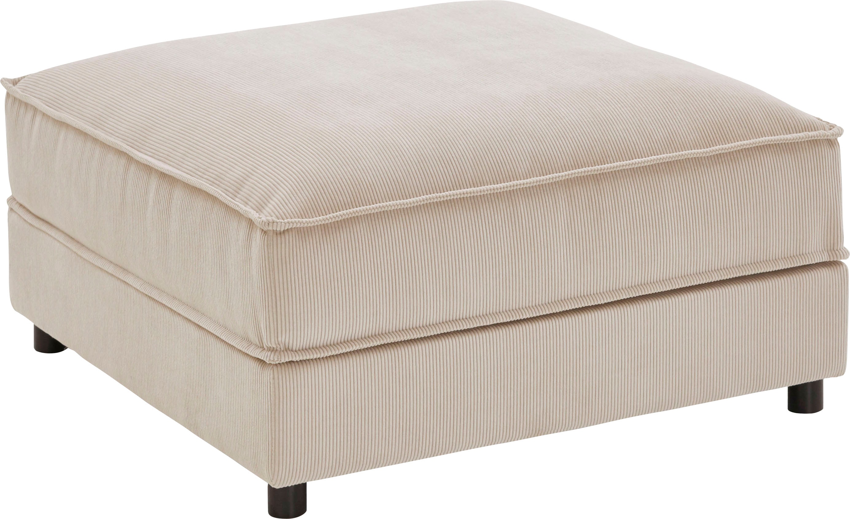 OTTO home Hocker "Valan" mit Cord-Bezug, frei stellbar