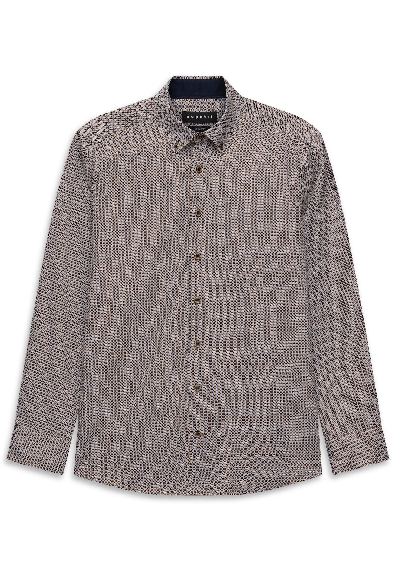 Thumbnail - bugatti Businesshemd "Modern Fit" bedruckt mit Easy-Care