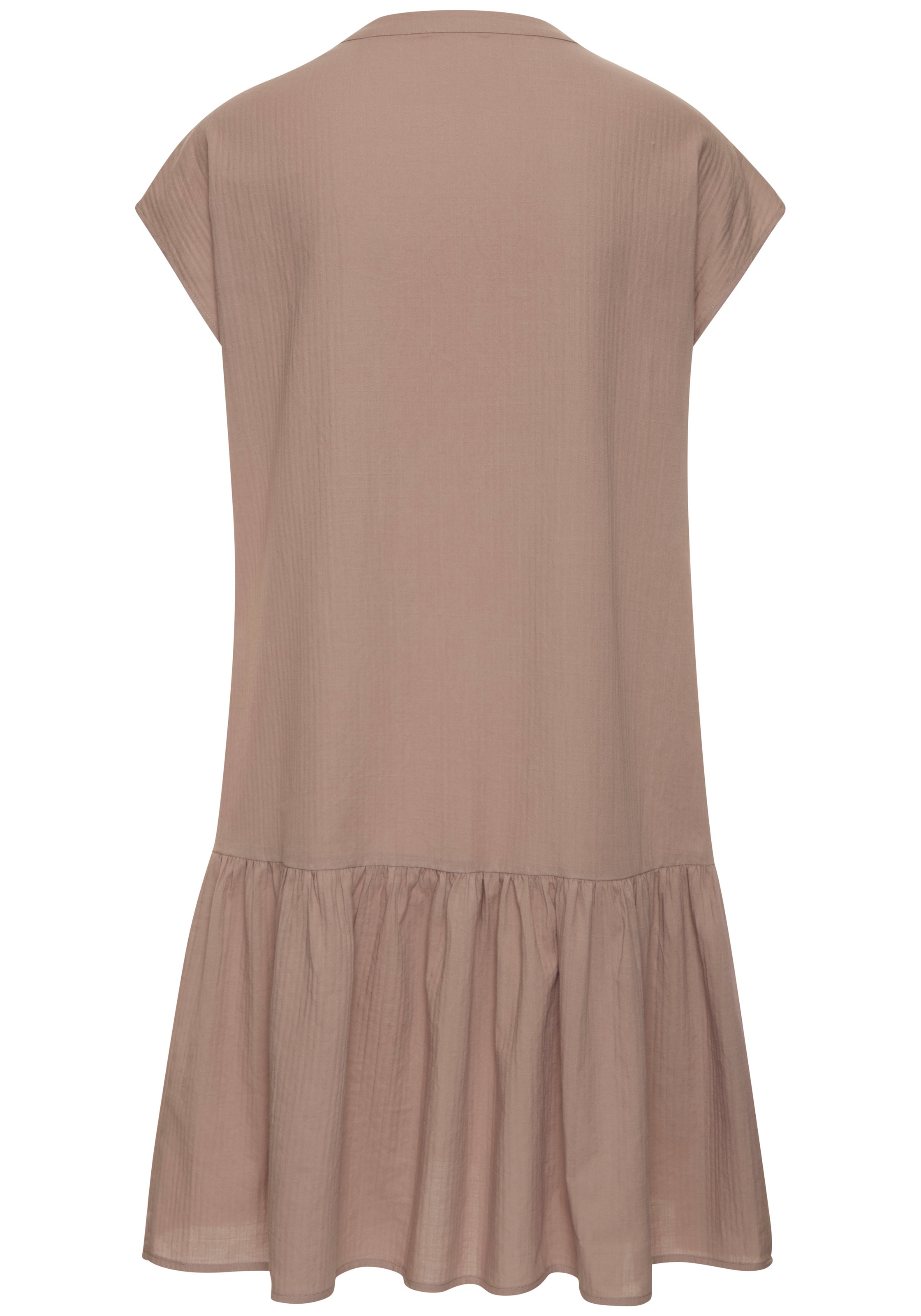 Vivance Blusenkleid aus strukturierter Ware, Volant, Tunikakleid, Sommerkle günstig online kaufen