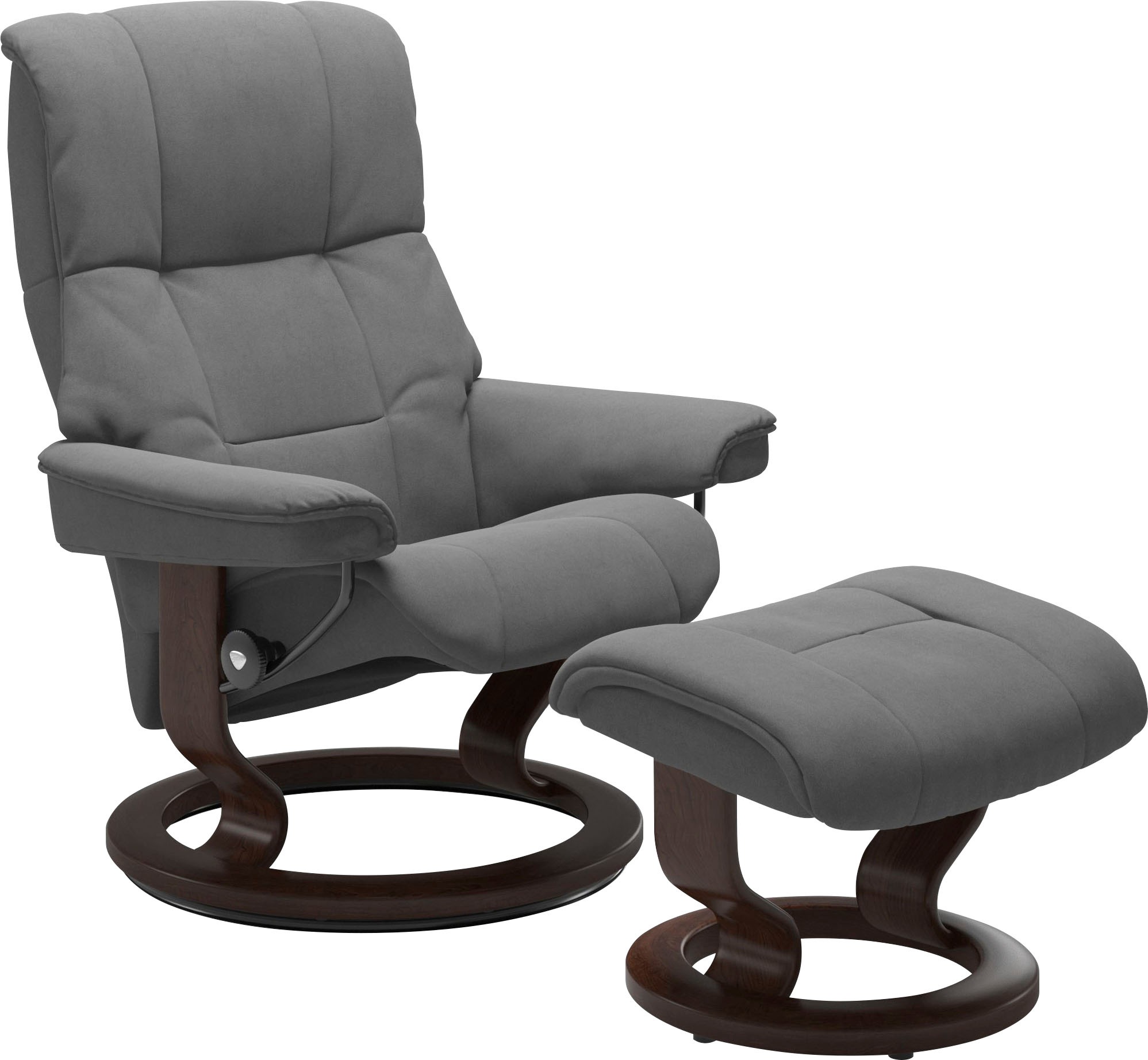 Stressless "Mayfair" Relaxsessel mit Hocker, mit Classic Base, Gestell Braun