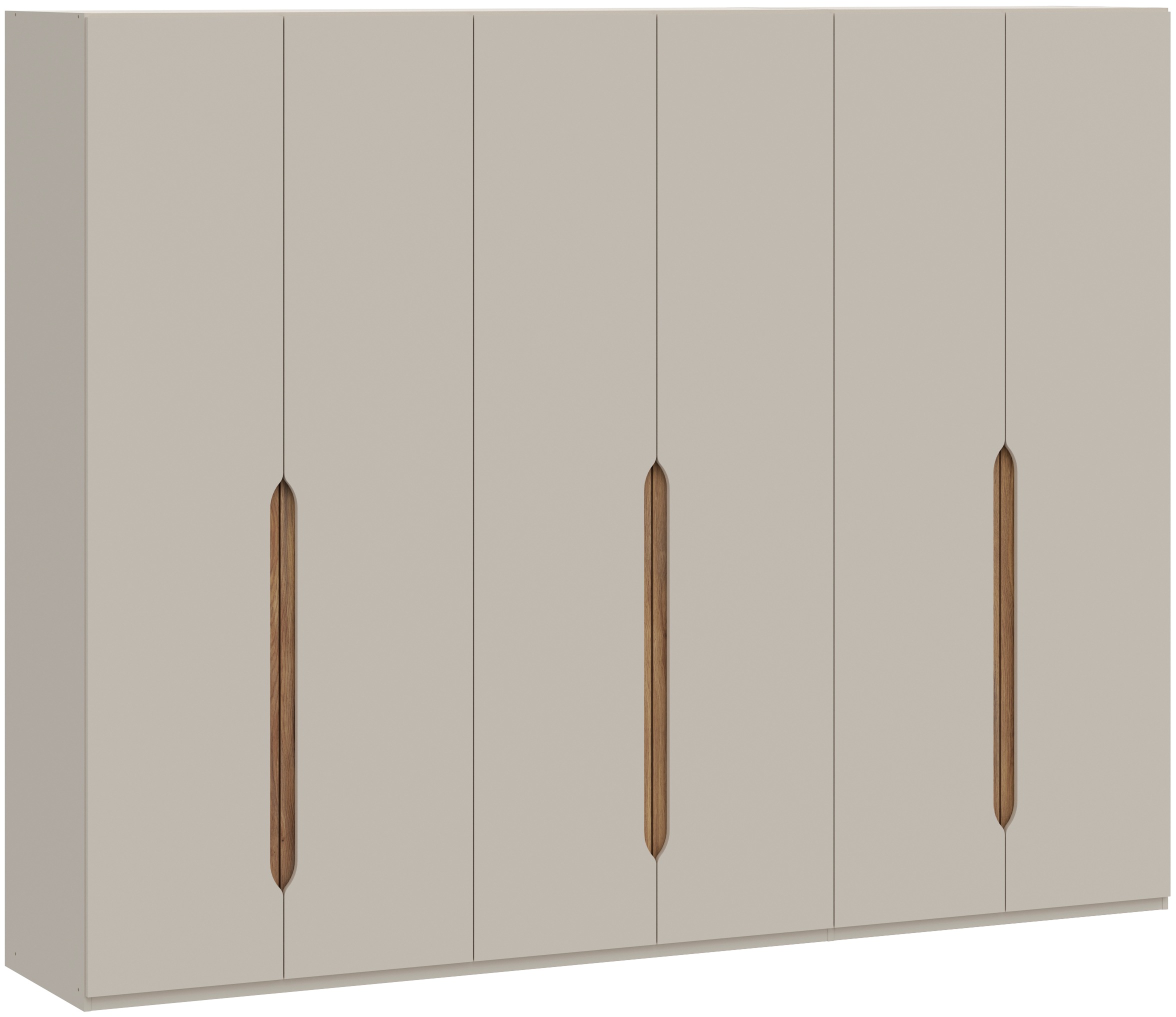 FORTE Kleiderschrank Höhe 2,10 mtr., stehende Montage, Grifflos günstig online kaufen