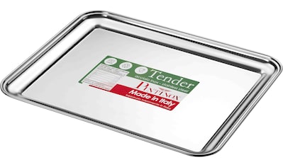 PINTINOX Servierplatte »Vassoi Tender«, (1 tlg.), eckig, Edelstahl, spülmaschinengeeignet kaufen