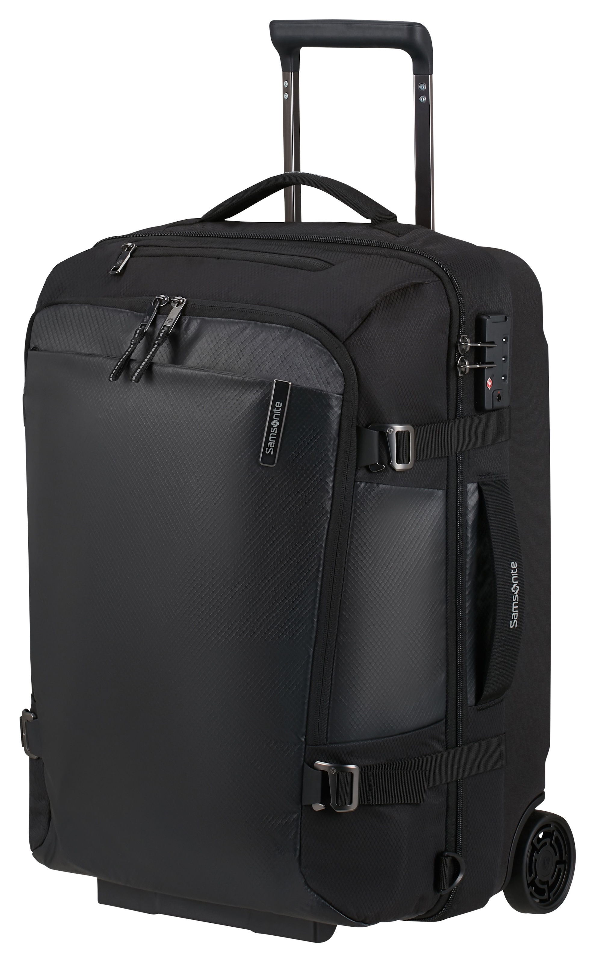 Samsonite Reisetasche »ARMOX, 55 cm«, Duffle mit Rollen TSA-Schloss Packgurte Trolley-Gestänge