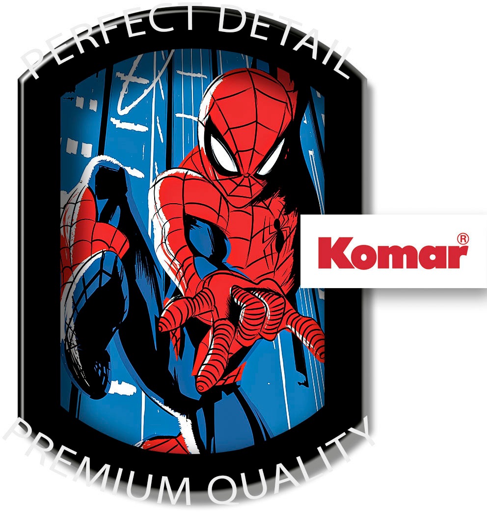 Komar Fototapete »Digitaldruck Vlies - Spider-Man Rooftop-Rockin‘ - Größe 100 x 250 cm«, bedruckt, Kinderzimmer