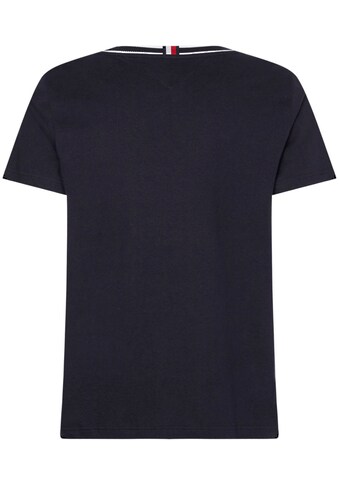 Tommy Hilfiger T-Shirt »JACQUARD RWB COLLAR TEE« kaufen