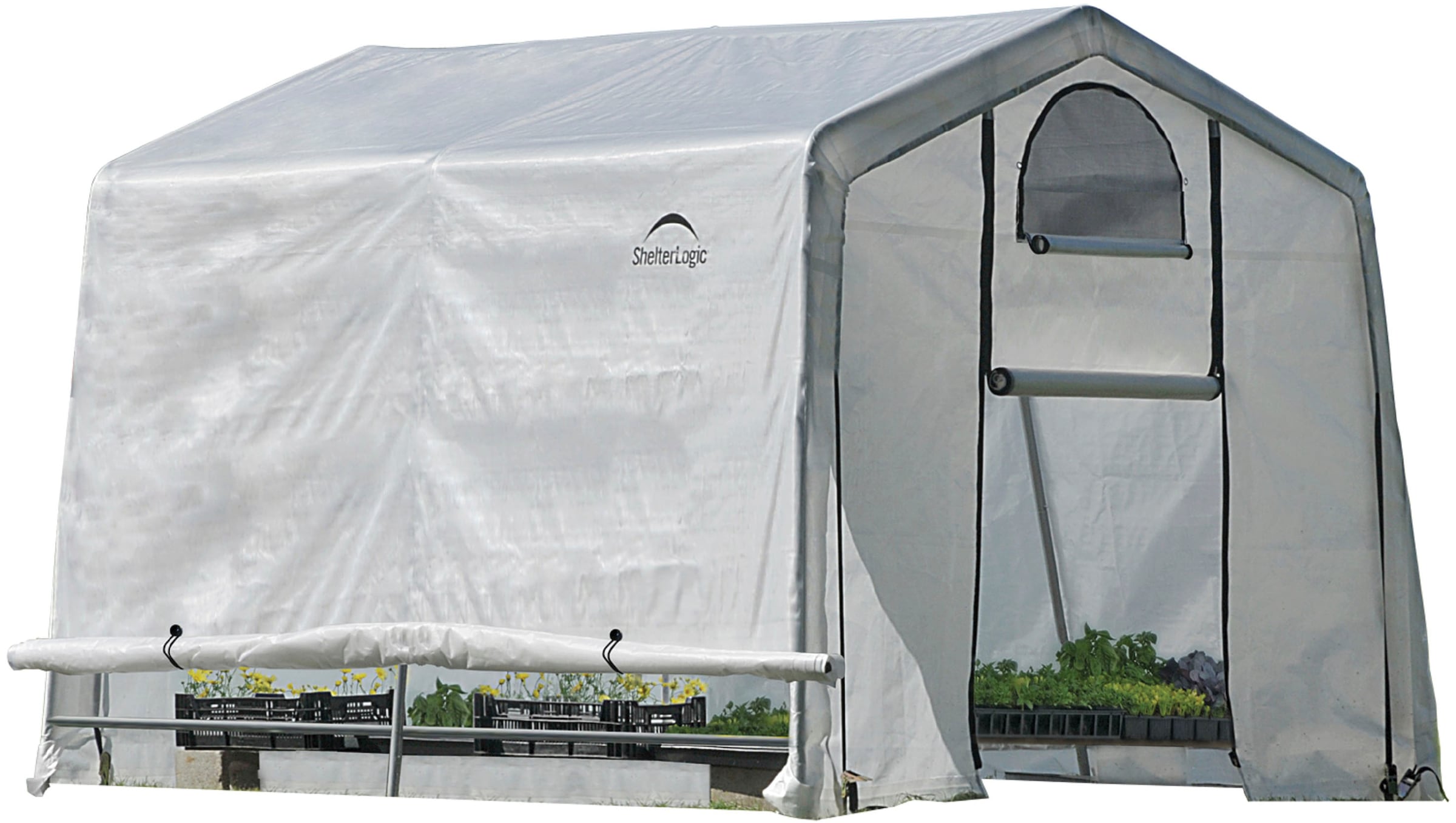 ShelterLogic Foliengewächshaus, BxTxH: 300x300x240 cm