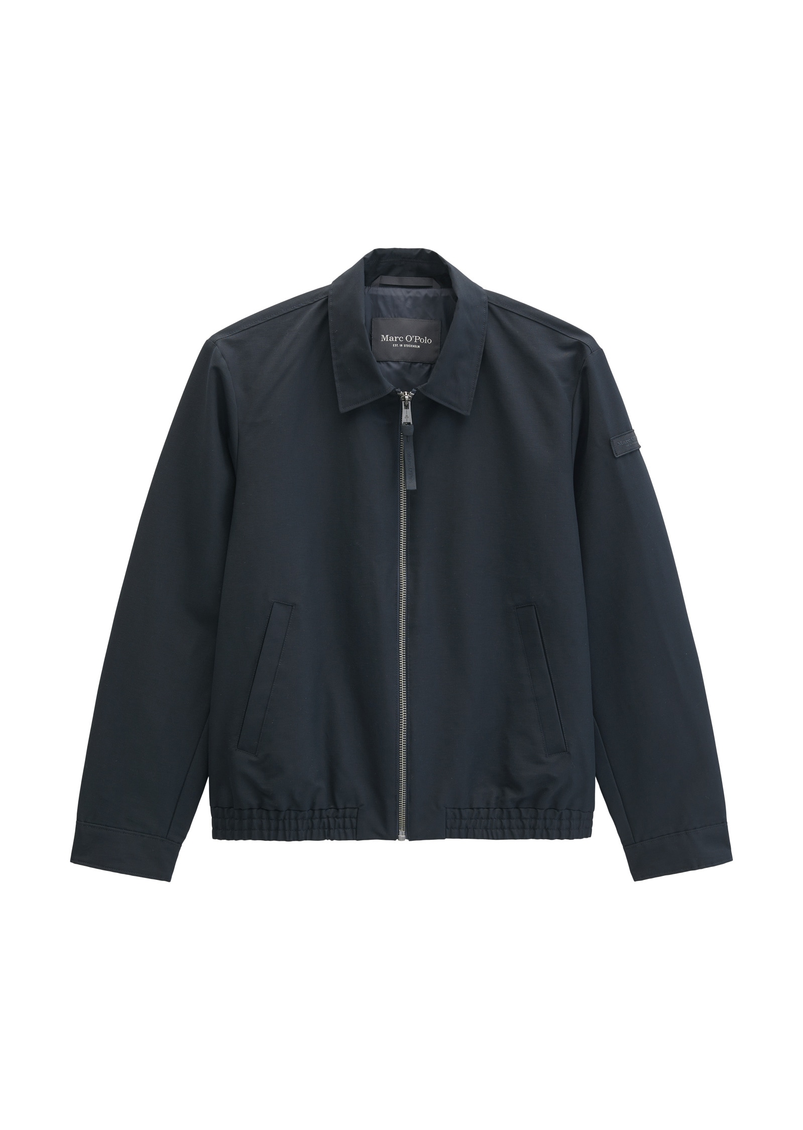 Marc O'Polo Outdoorjacke »aus wasserabweisendem Bio-Baumwoll-Canvas« ohne Kapuze