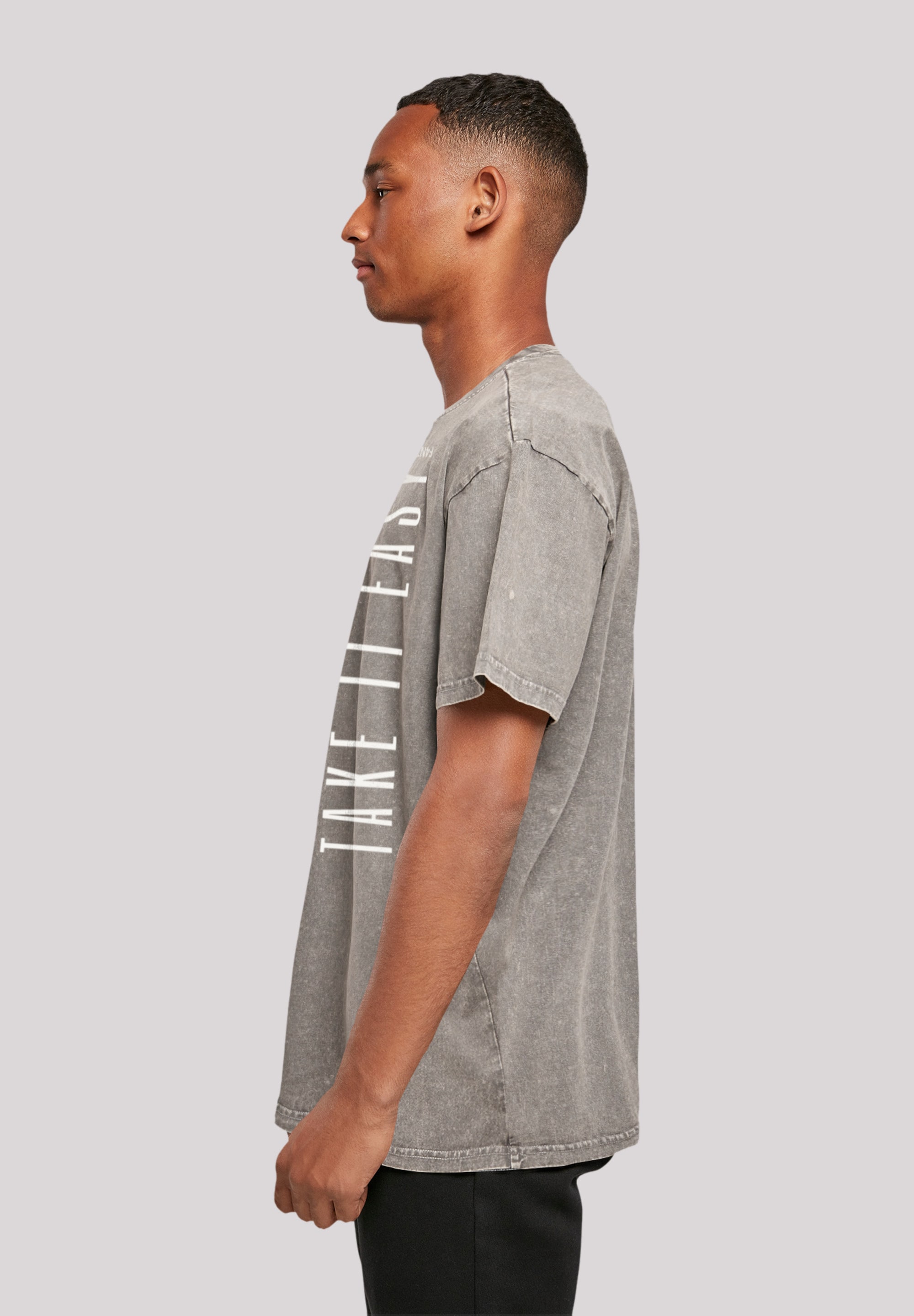 F4NT4STIC T-Shirt »Take It Easy Text«, Print