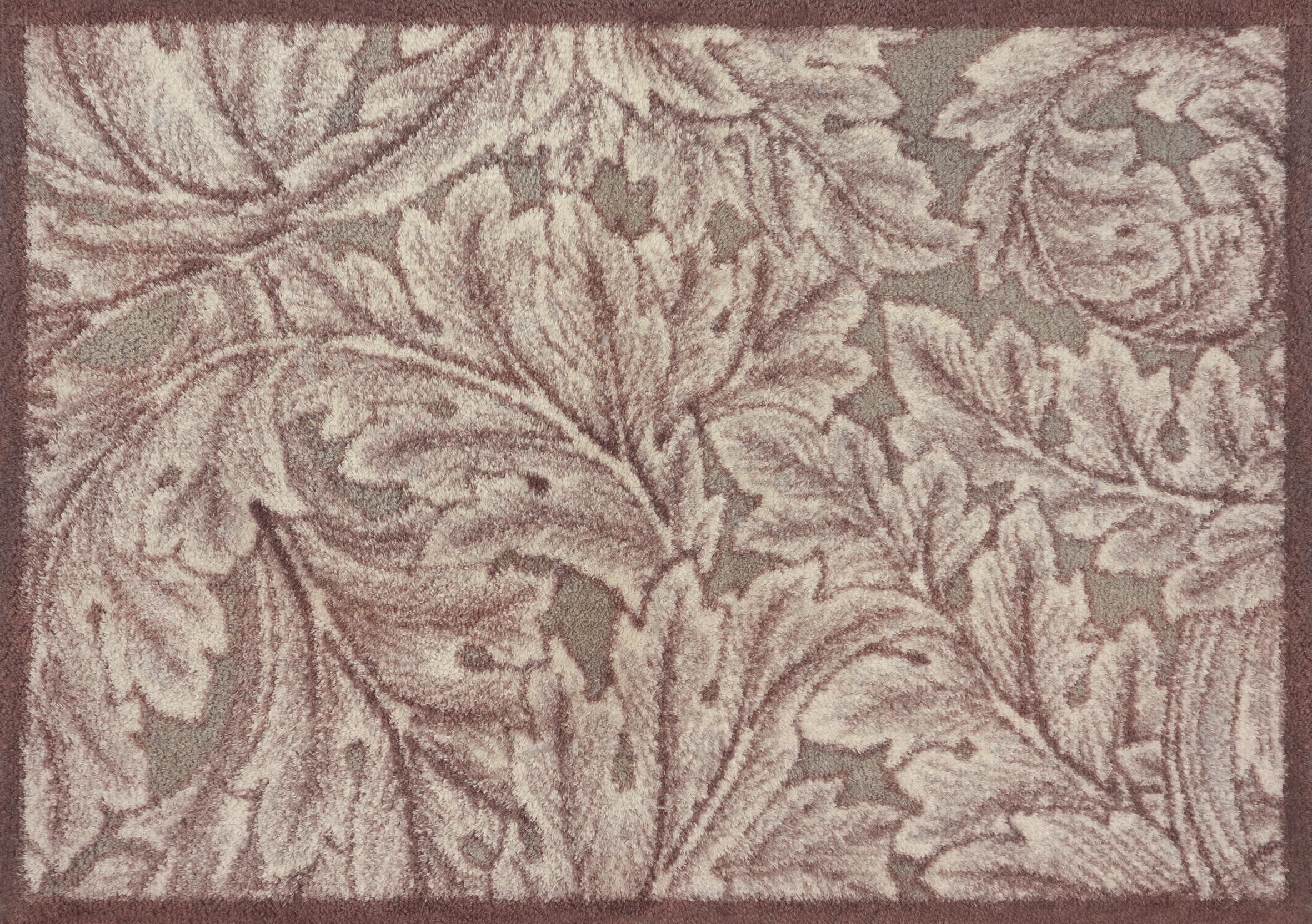 Turtle Mat Fußmatte "Acanthus Brown" rechteckig 9 mm Höhe