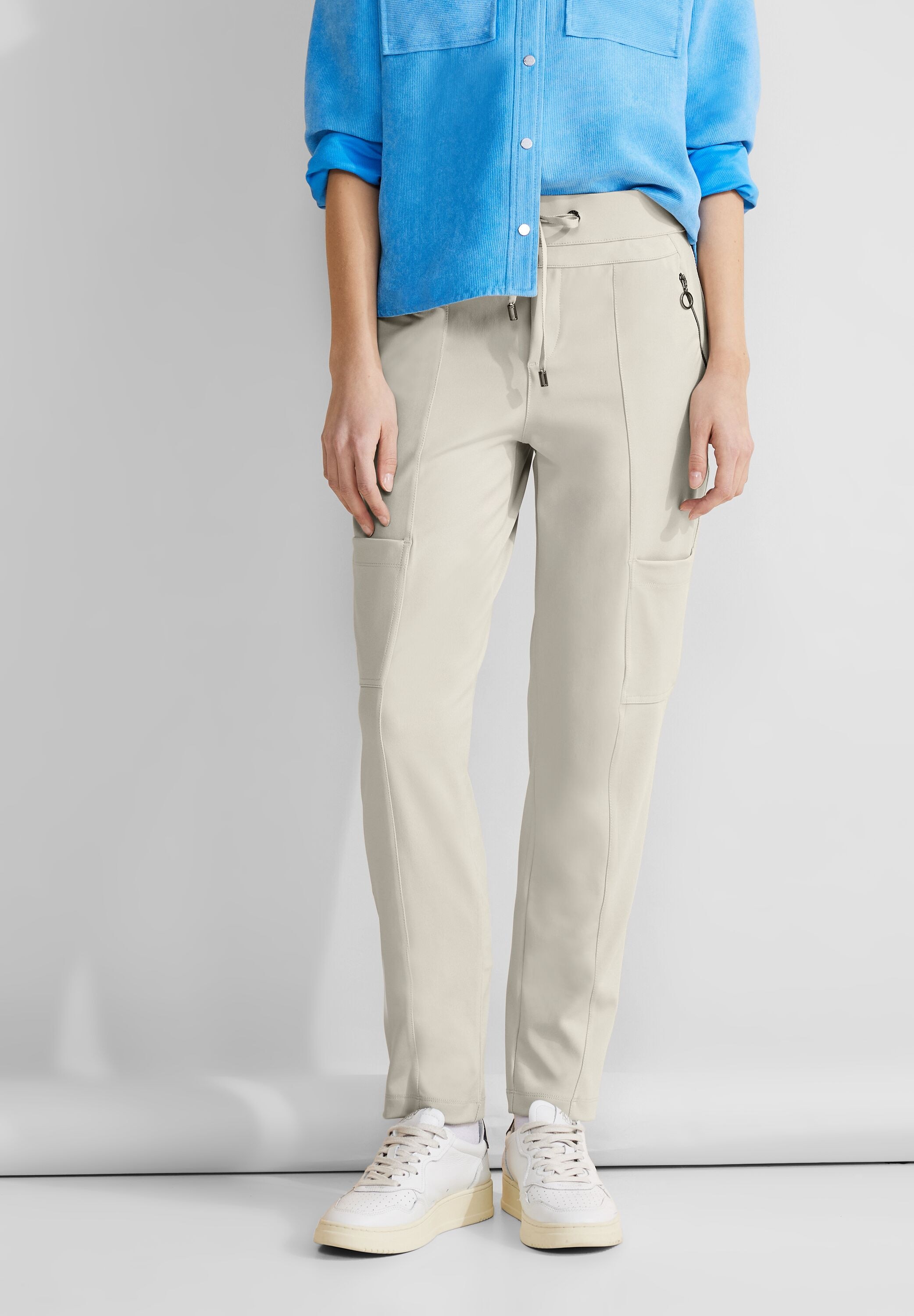 STREET ONE Jogger Pants, Middle Waist