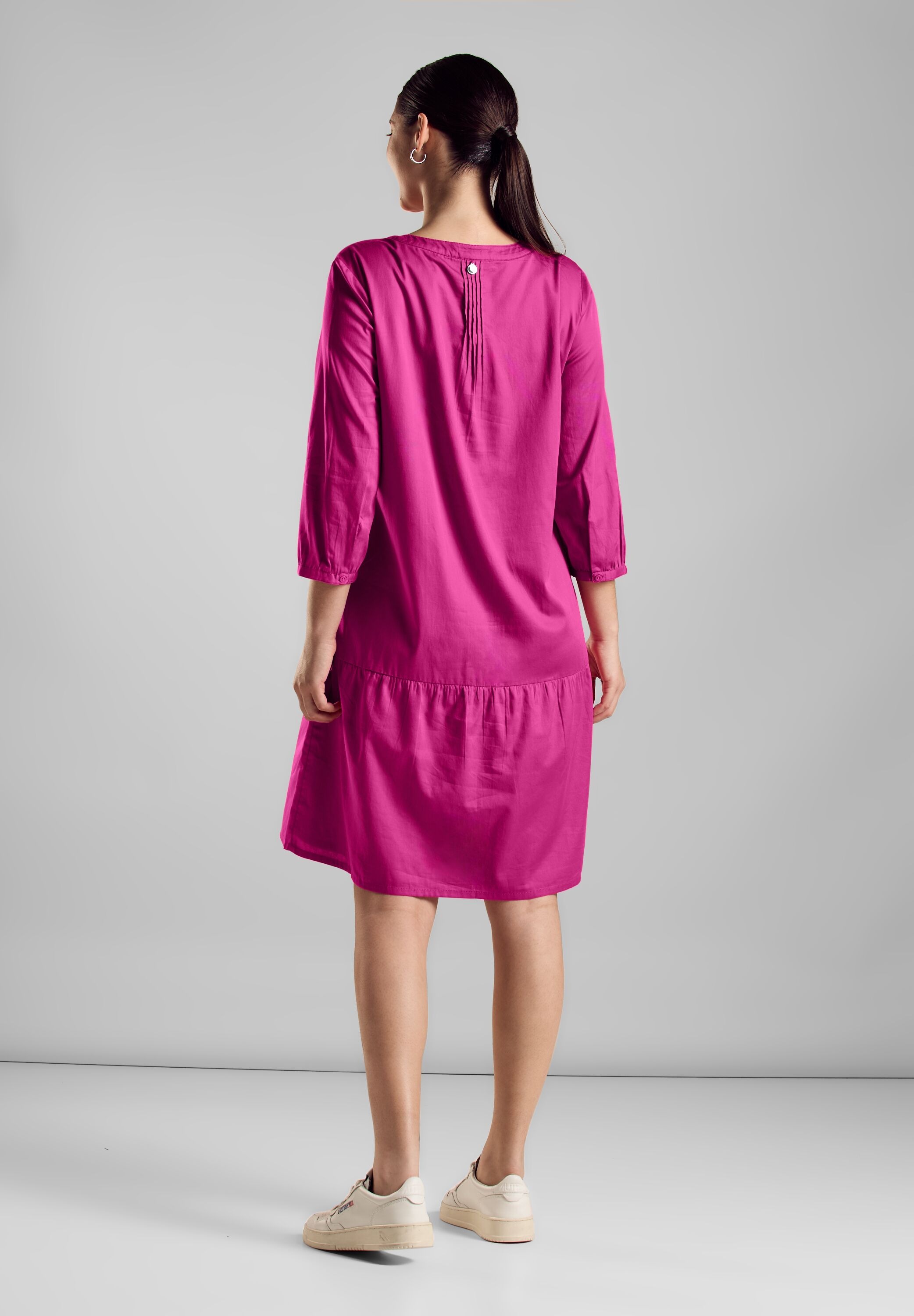 STREET ONE Sommerkleid Ohne Taschen mit Volant am Saum günstig online kaufen